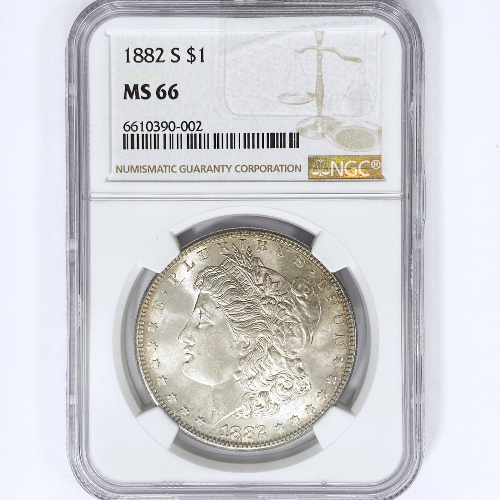 1882-S Morgan Silver Dollar NGC MS66 (1 of 2)