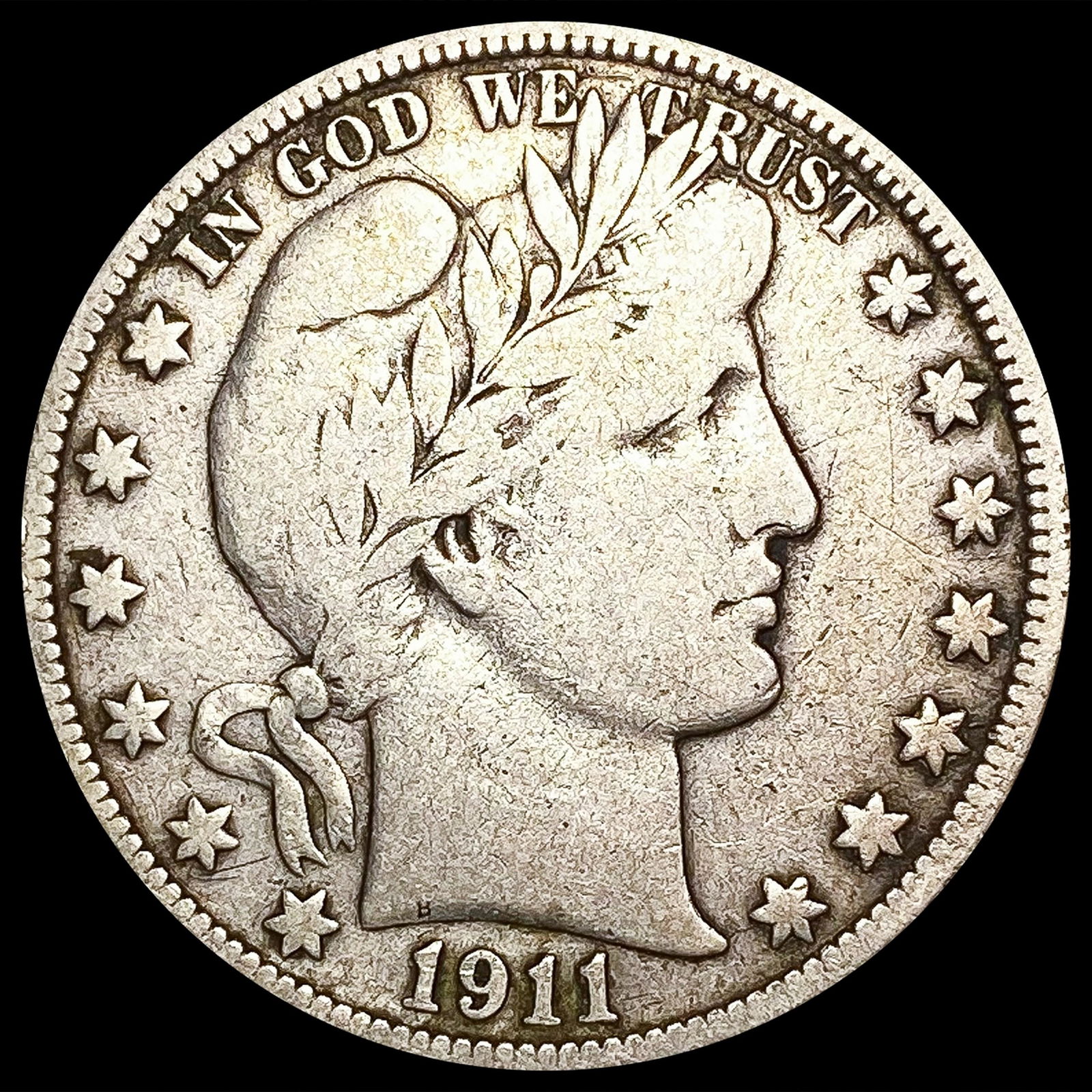1911-D Barber Half Dollar NICELY CIRCULATED (1 of 2)
