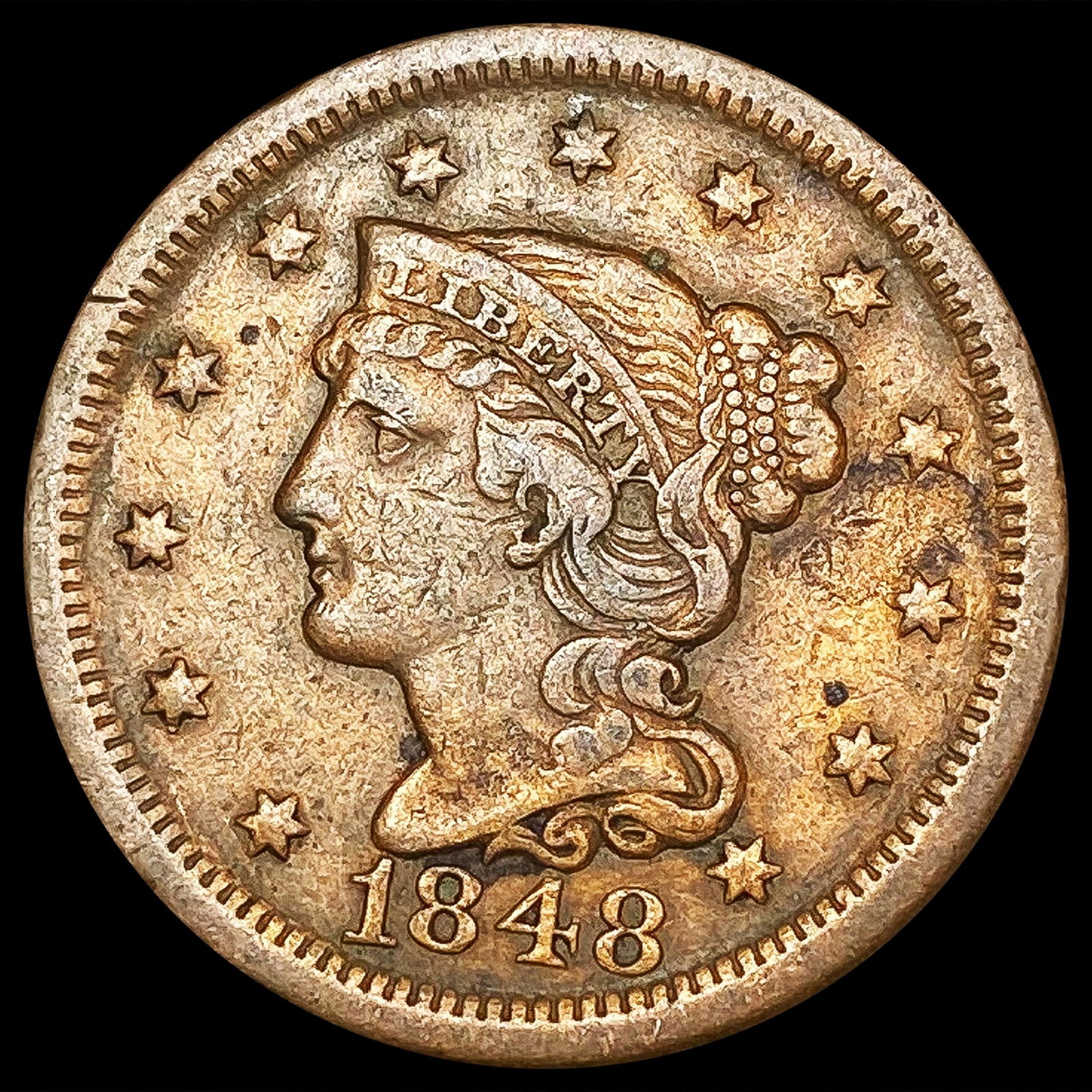 1848 Large Cent LIGHTLY CIRCULATED (1 of 2)