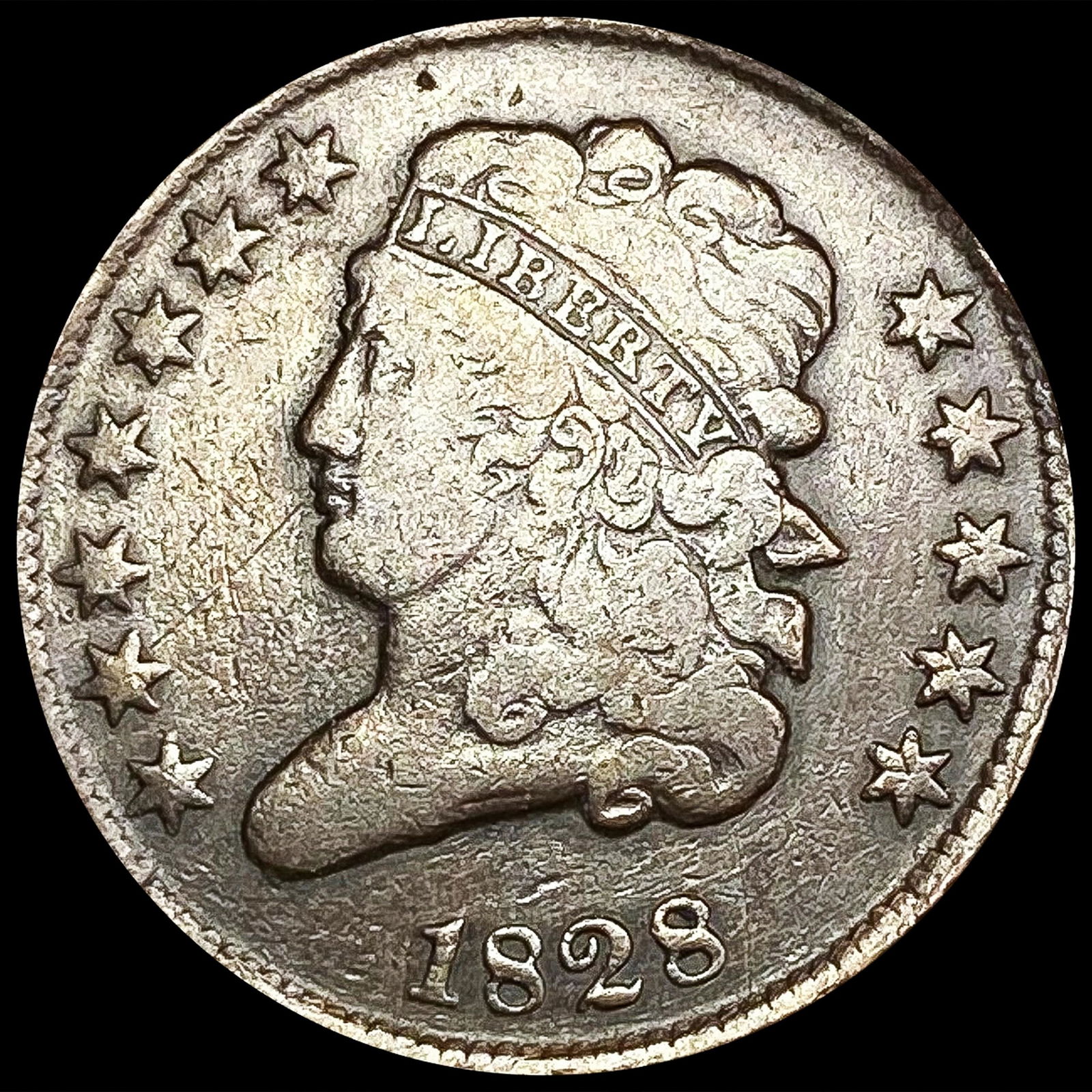 1828 Classic Head Half Cent LIGHTLY CIRCULATED (1 of 2)