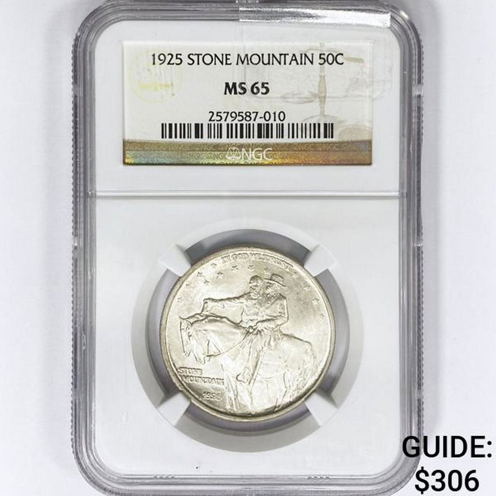 1925 Stone Mountain Half Dollar NGC MS65 (1 of 2)