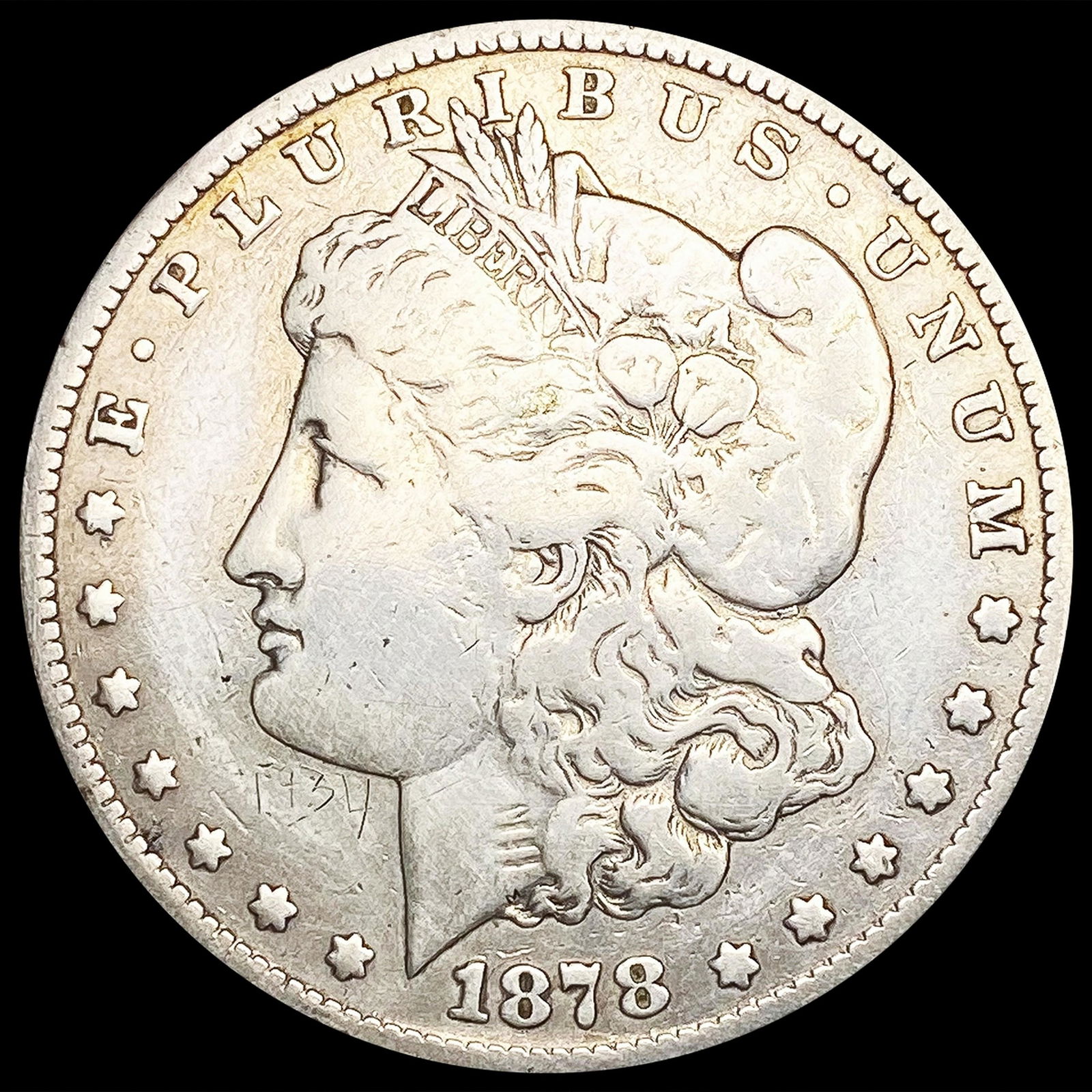 1878-CC Morgan Silver Dollar LIGHTLY CIRCULATED (1 of 2)