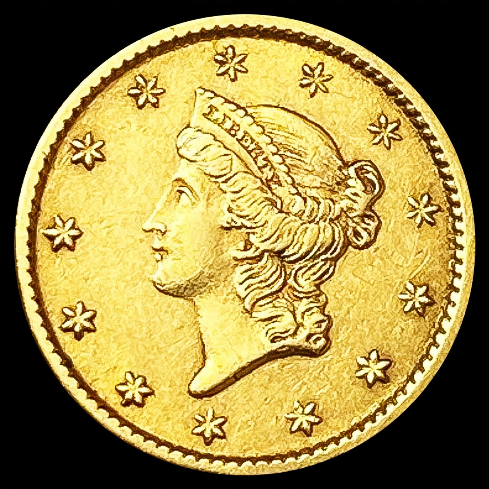 1853 Rare Gold Dollar CLOSELY UNCIRCULATED (1 of 2)
