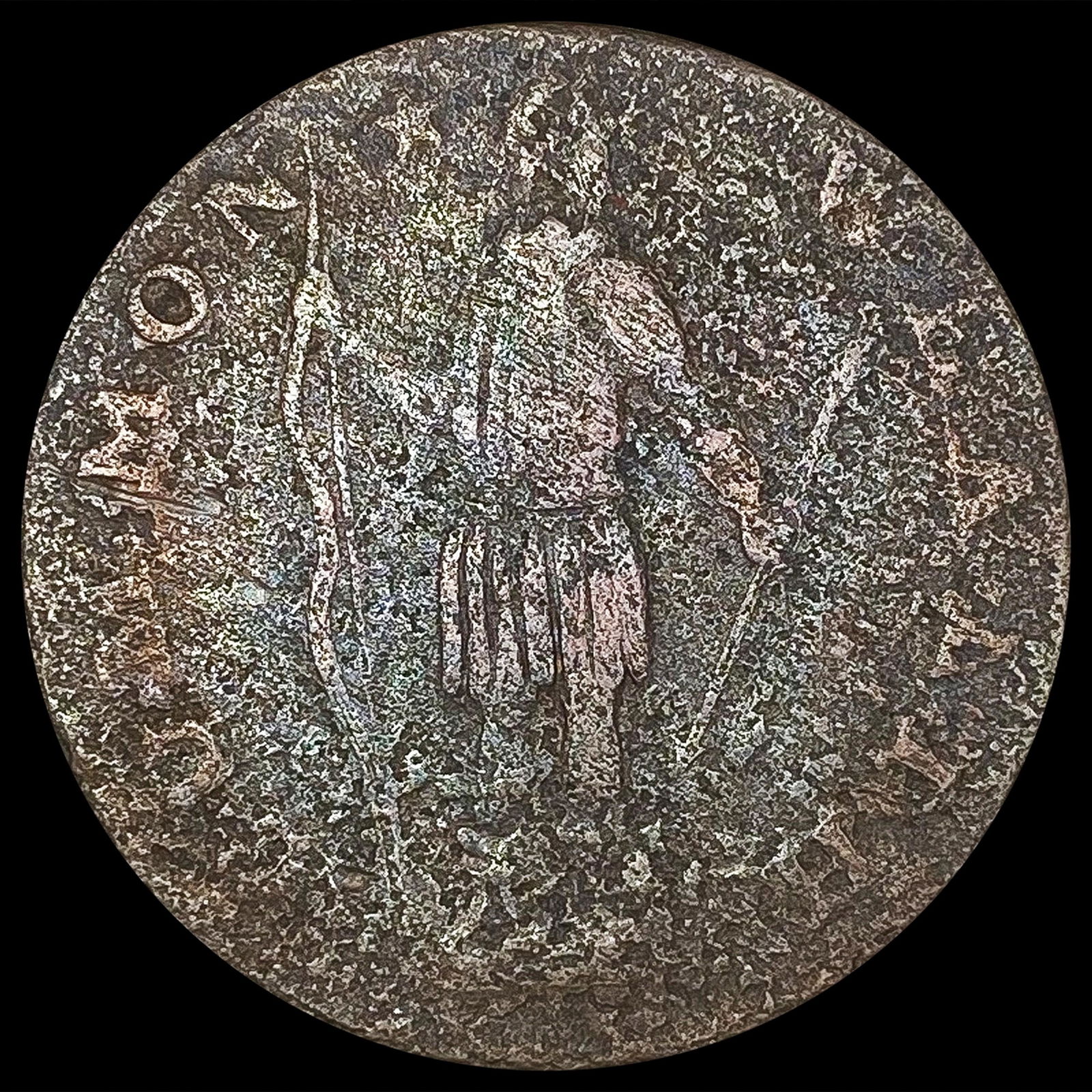 1787 Massachusetts Large Cent NICELY CIRCULATED (1 of 2)