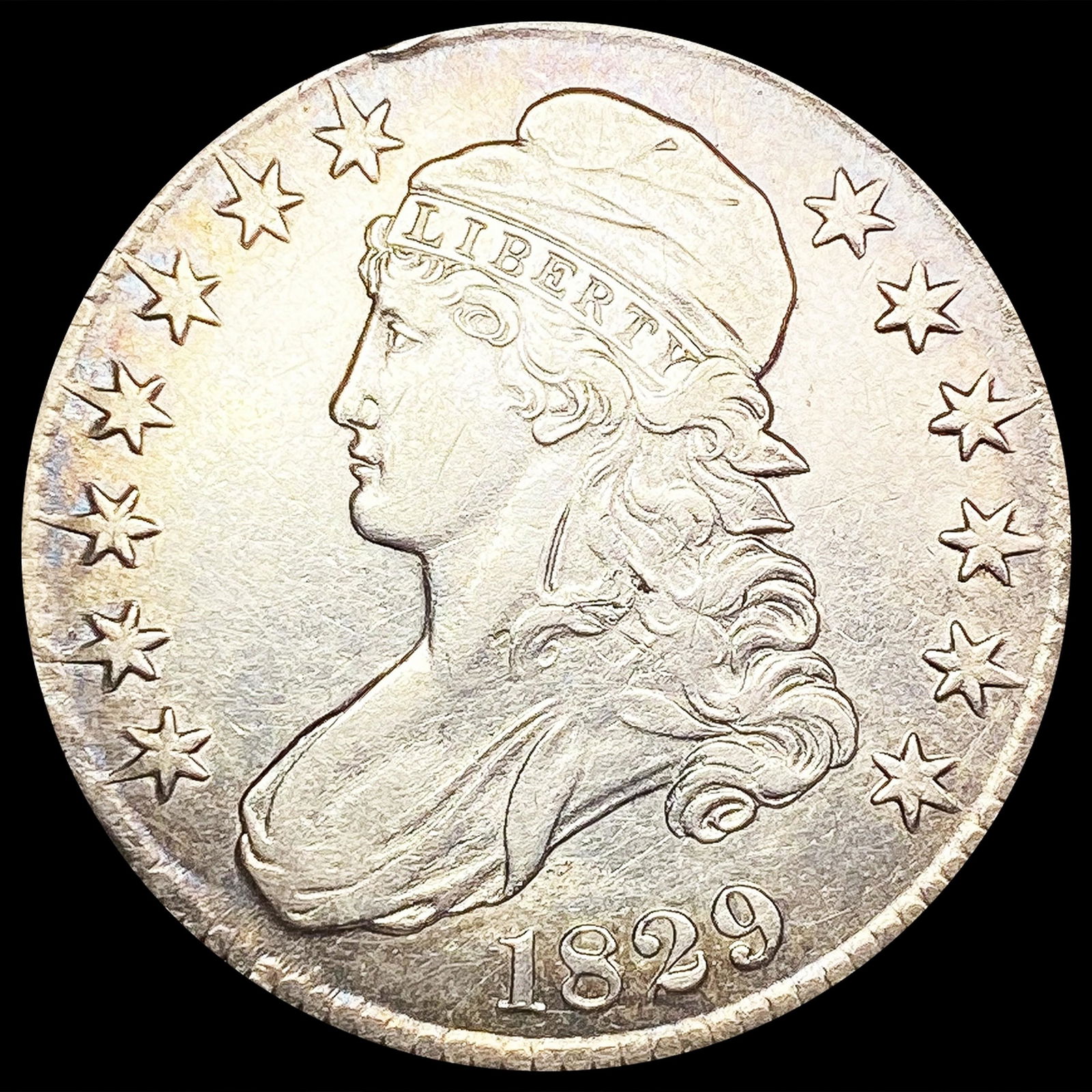 1829 Capped Bust Half Dollar CLOSELY UNCIRCULATED (1 of 2)