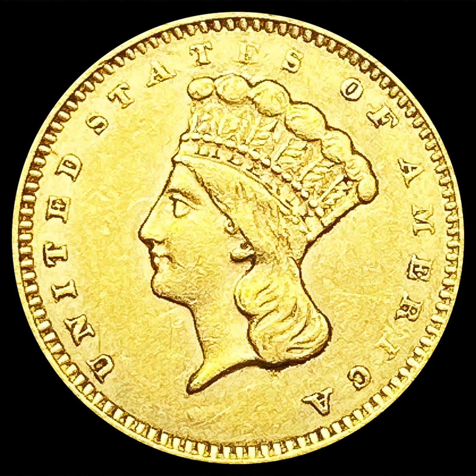 1857 Rare Gold Dollar CLOSELY UNCIRCULATED (1 of 2)