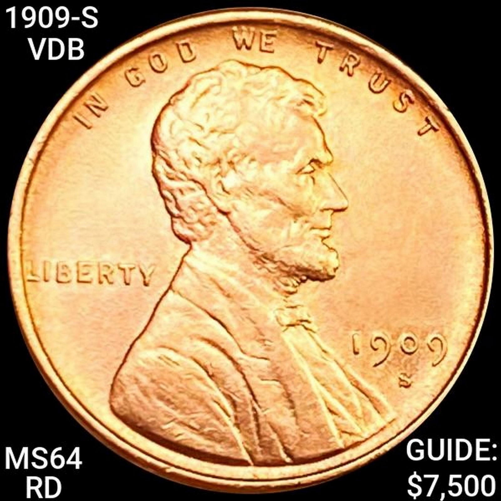 1909-S VDB Wheat Cent CHOICE BU (1 of 2)