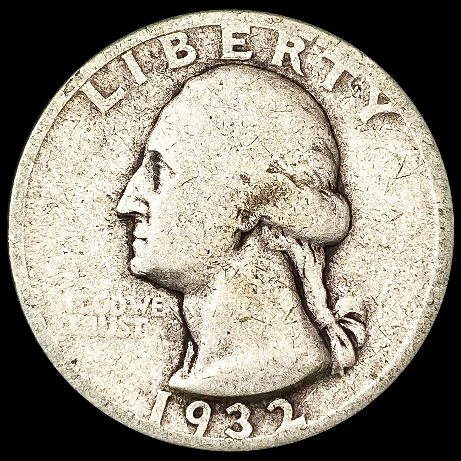 1932-D Washington Silver Quarter NICELY CIRCULATED (1 of 2)