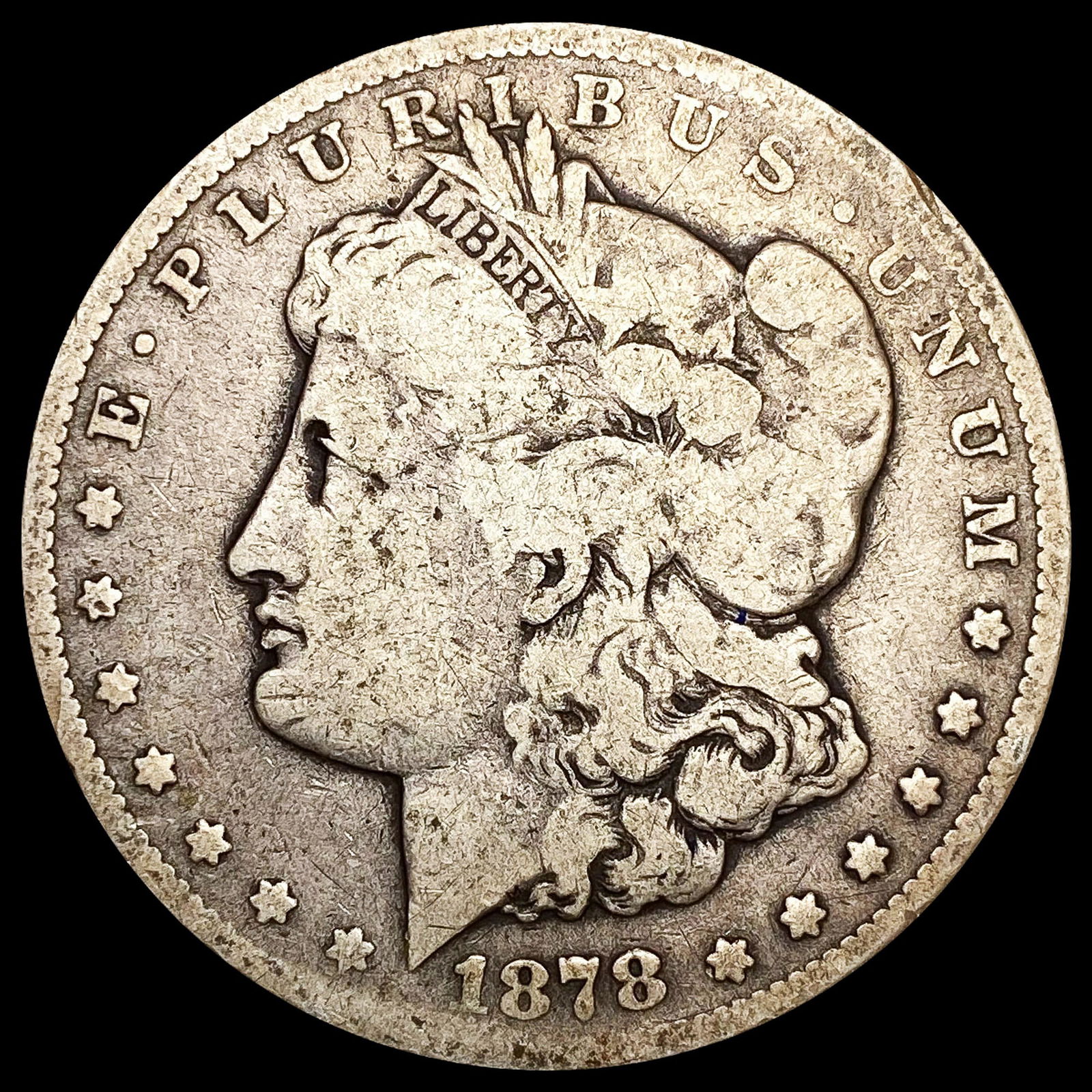 1878-CC Morgan Silver Dollar NICELY CIRCULATED (1 of 2)