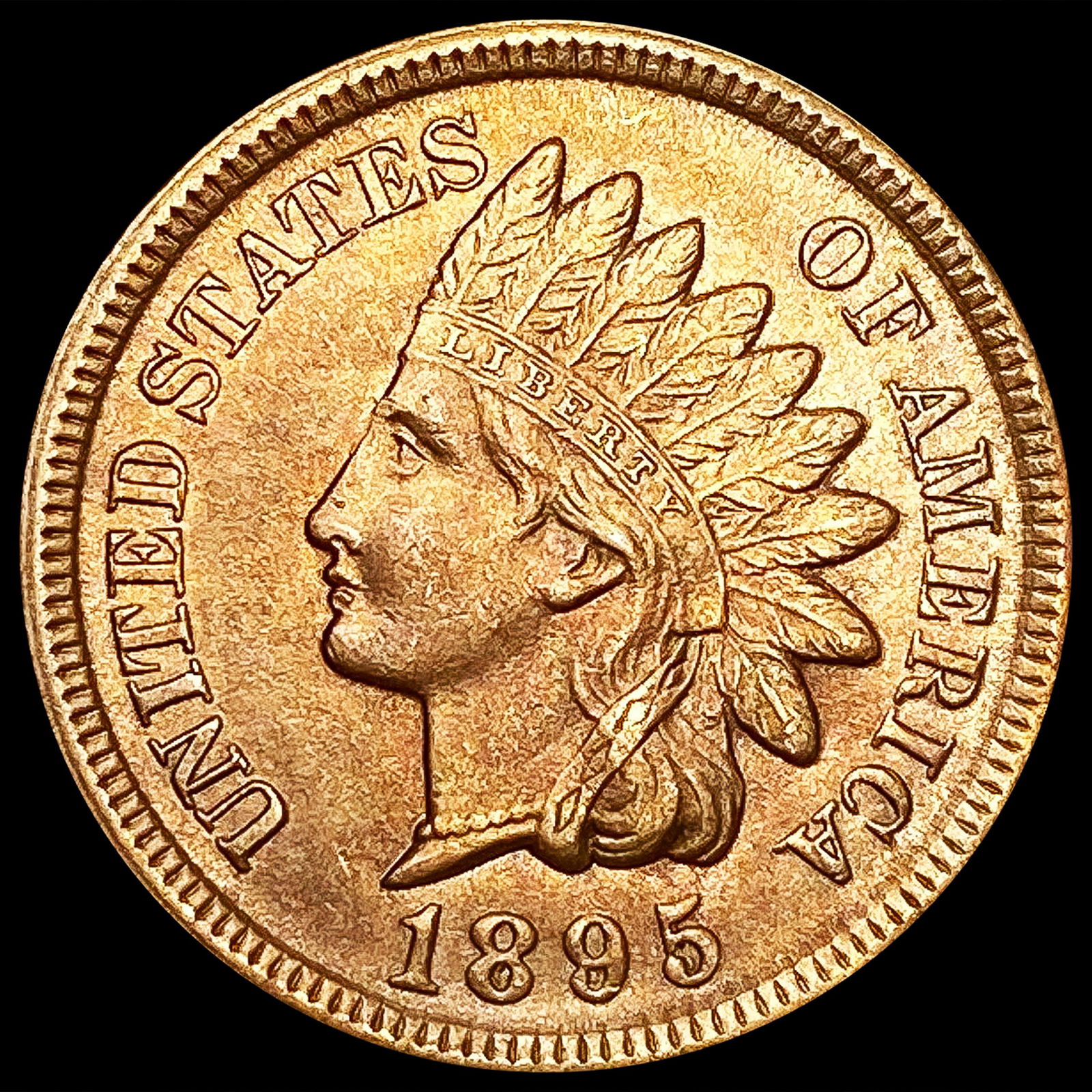 1895 RD Indian Head Cent UNCIRCULATED (1 of 2)