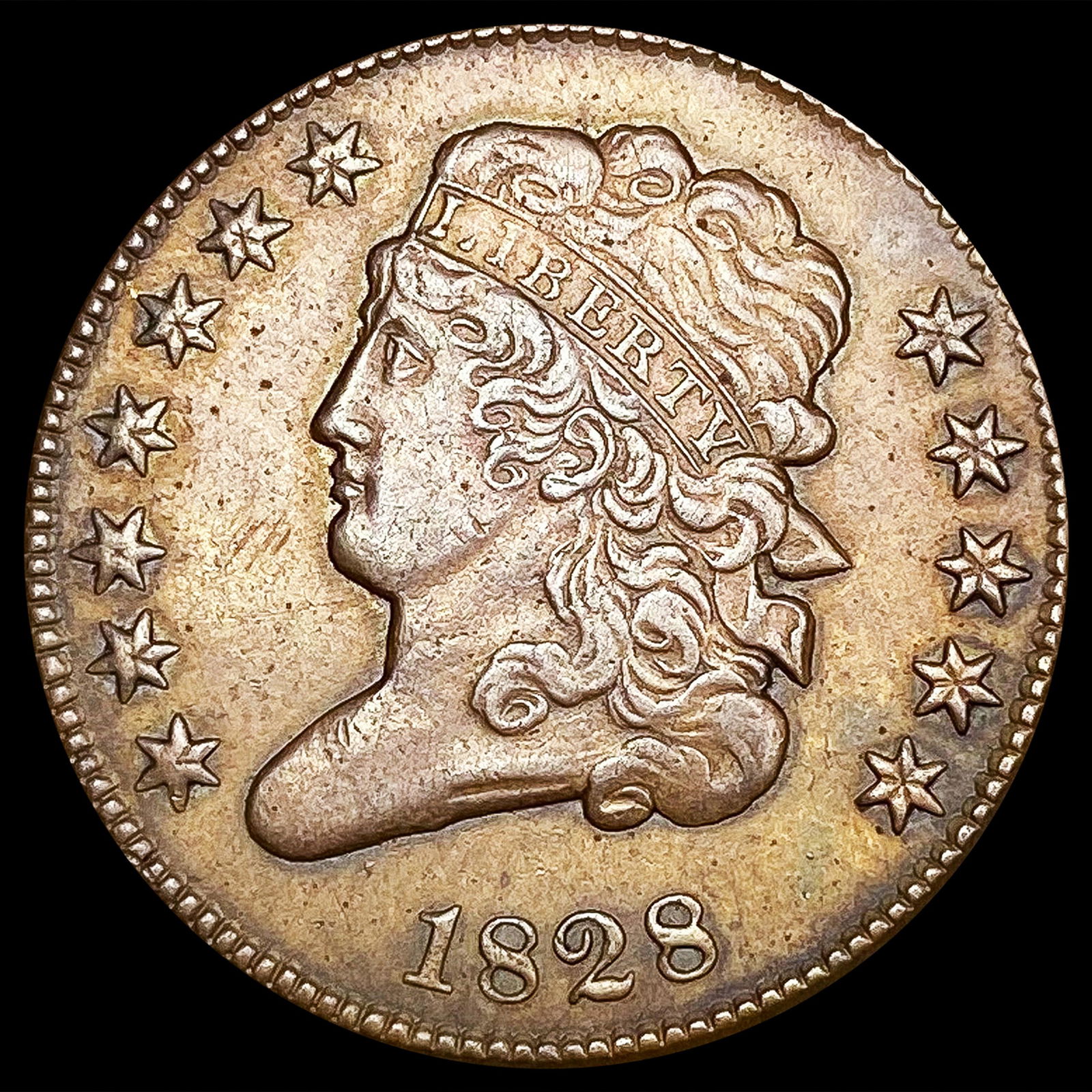 1828 Classic Head Half Cent CLOSELY UNCIRCULATED (1 of 2)