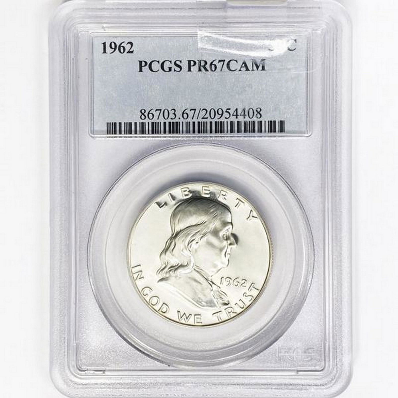 1962 Franklin Half Dollar PCGS PR67 CAM (1 of 2)