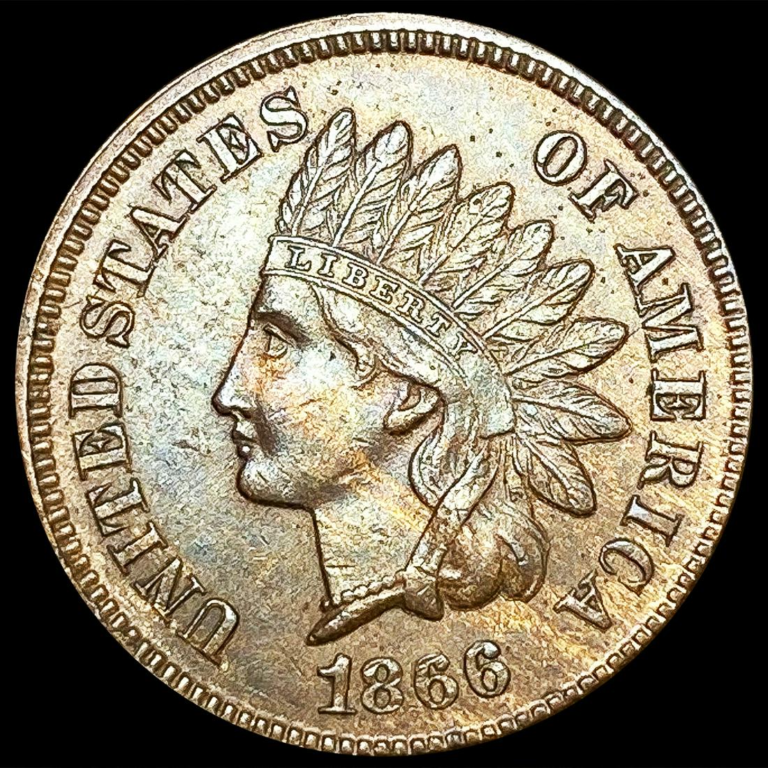 1866 Indian Head Cent UNCIRCULATED (1 of 2)