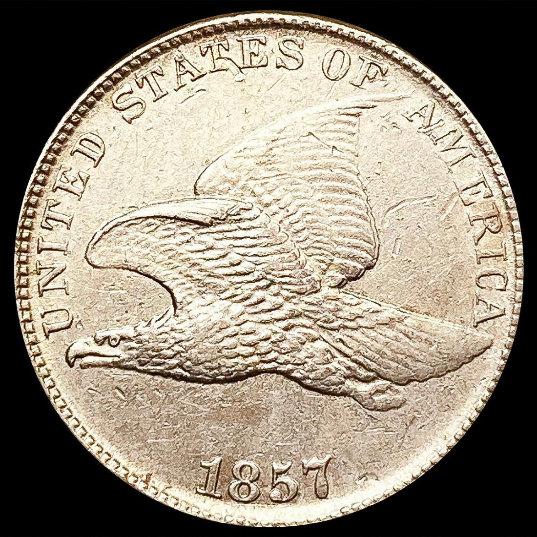 1857 Flying Eagle Cent CLOSELY UNCIRCULATED (1 of 2)