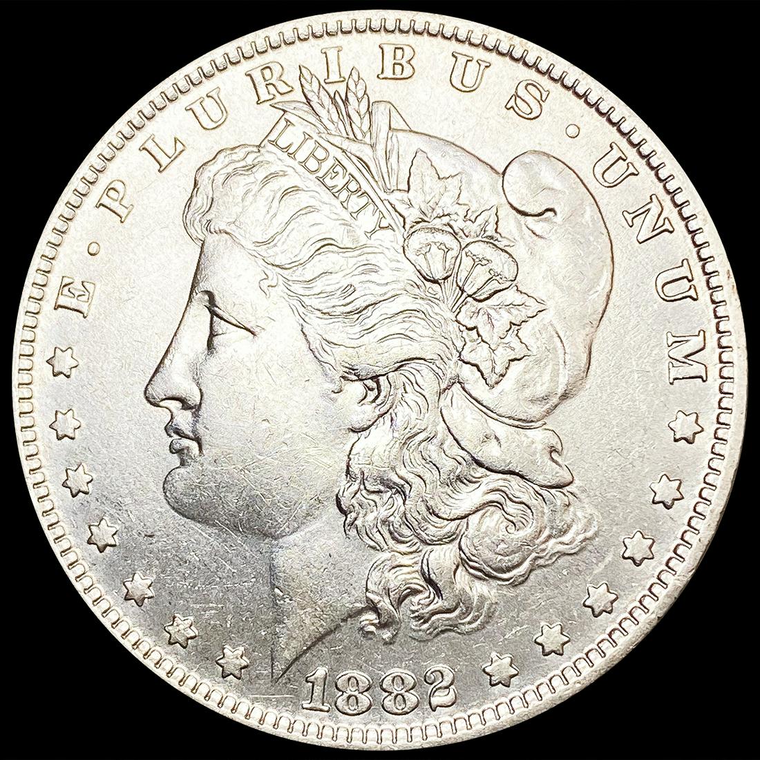 1882-O/S Morgan Silver Dollar CLOSELY UNCIRCULATED (1 of 2)