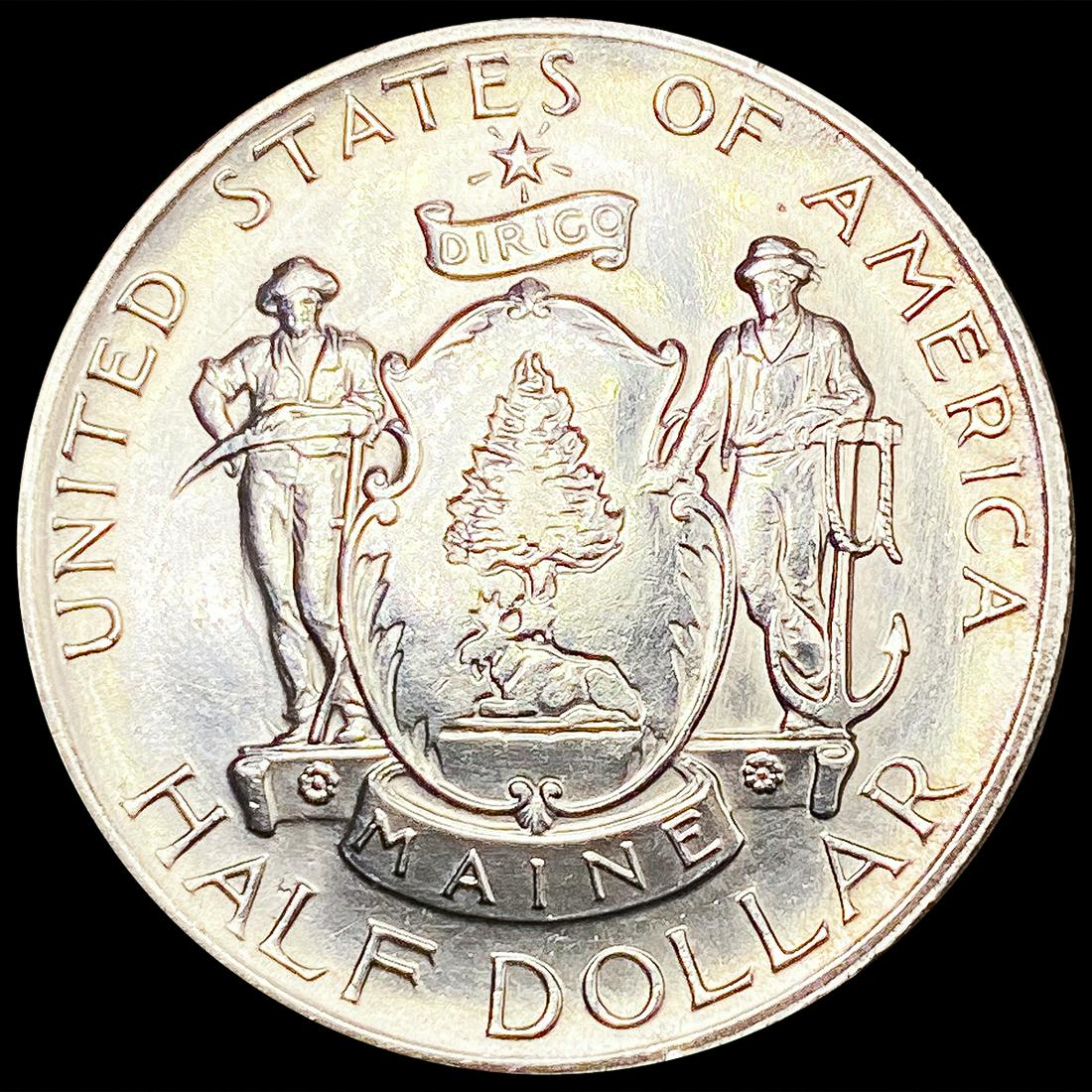 1920 Maine Half Dollar CLOSELY UNCIRCULATED (1 of 2)
