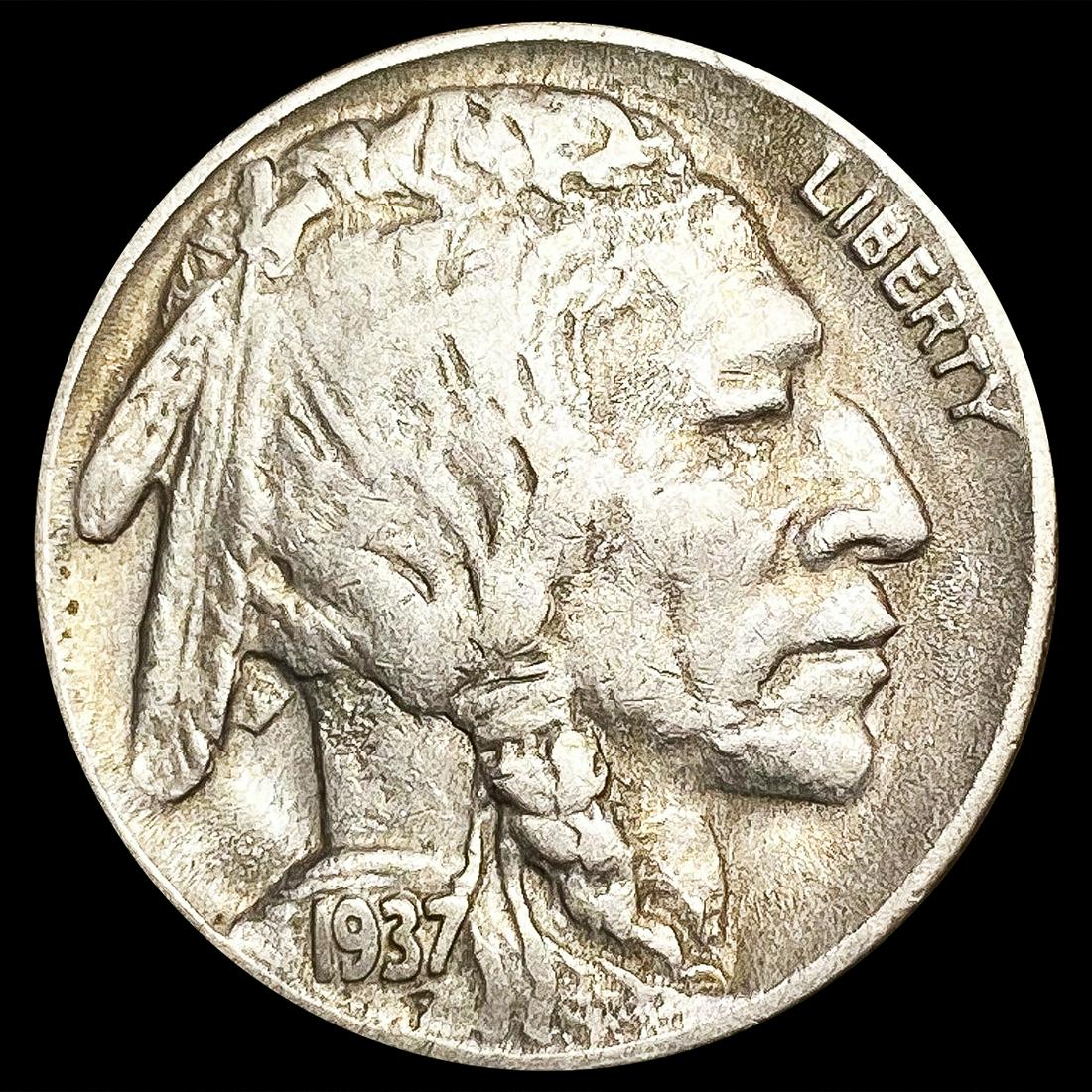 1937-D 3-Leg Buffalo Nickel LIGHTLY CIRCULATED (1 of 2)