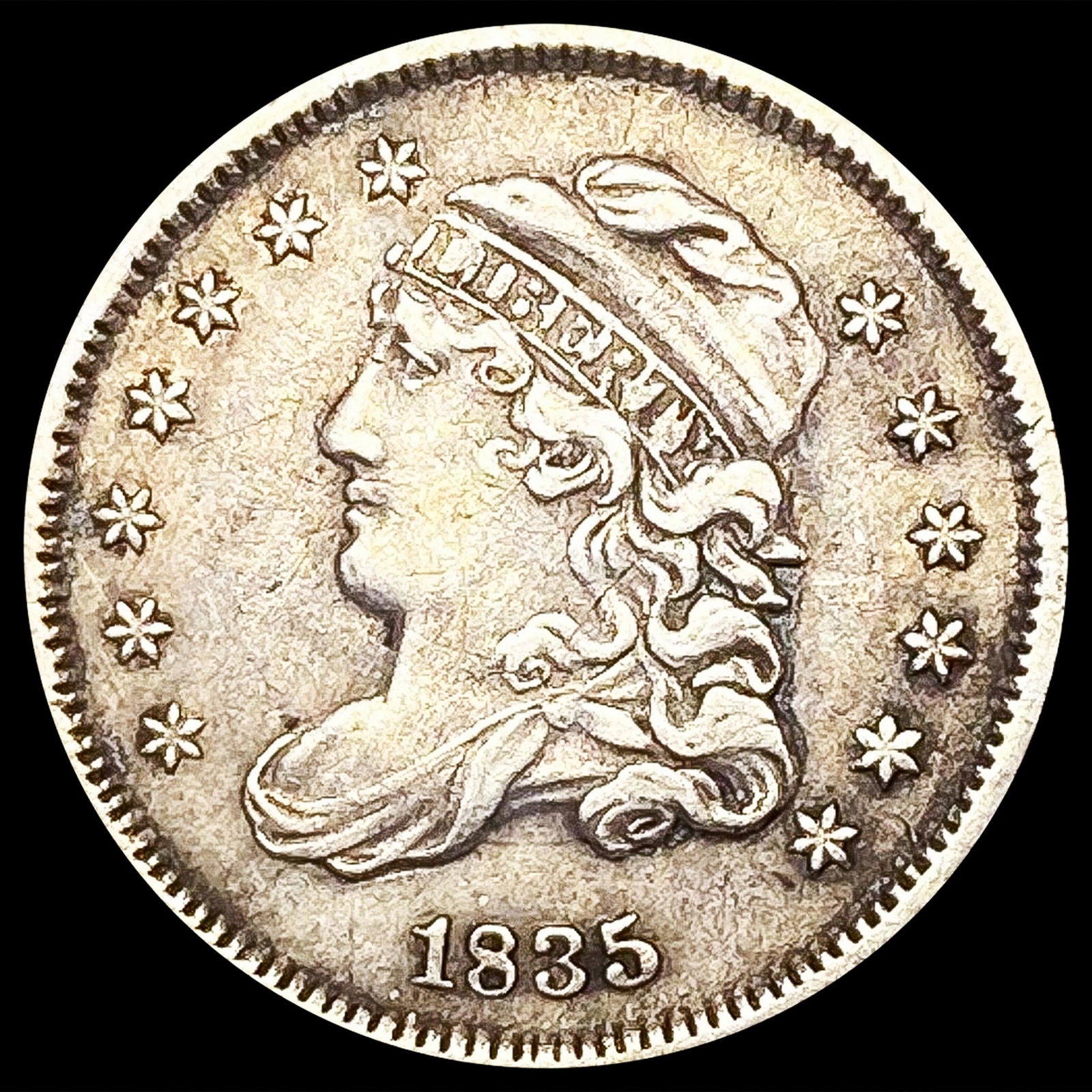 1835 Capped Bust Half Dime CLOSELY UNCIRCULATED (1 of 2)