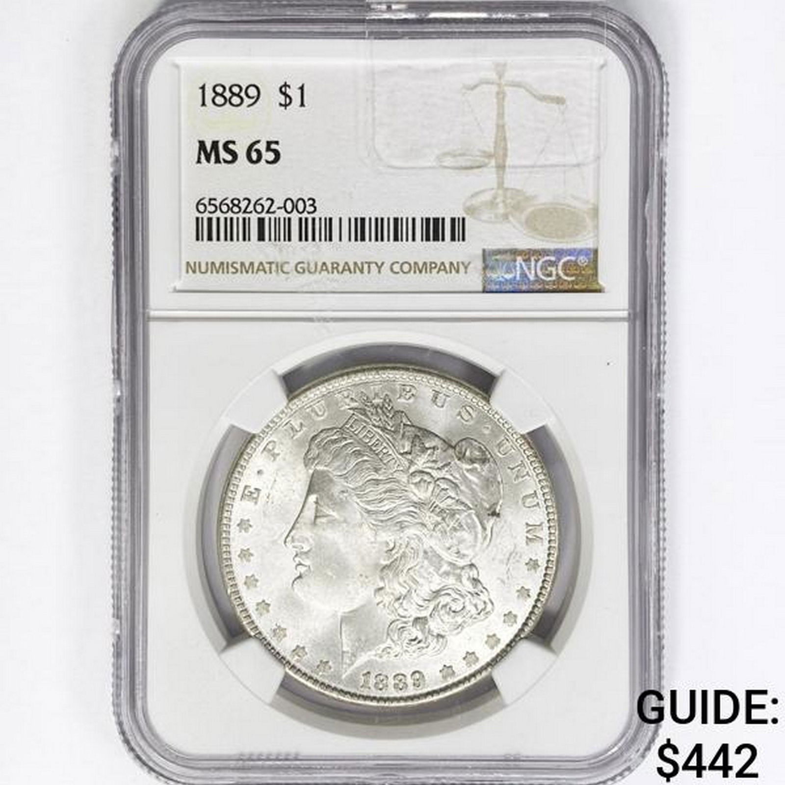 1889 Morgan Silver Dollar NGC MS65 (1 of 2)