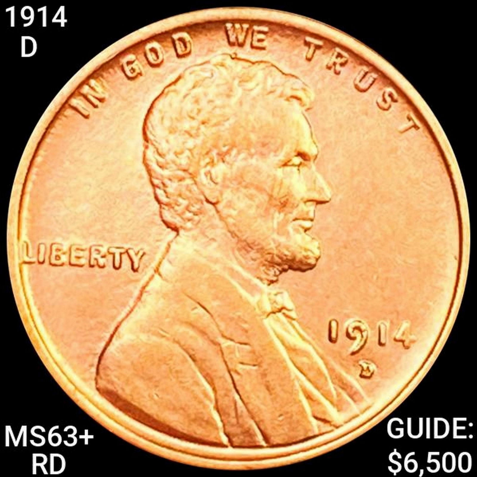 1914-D Wheat Cent UNCIRCULATED RD (1 of 2)