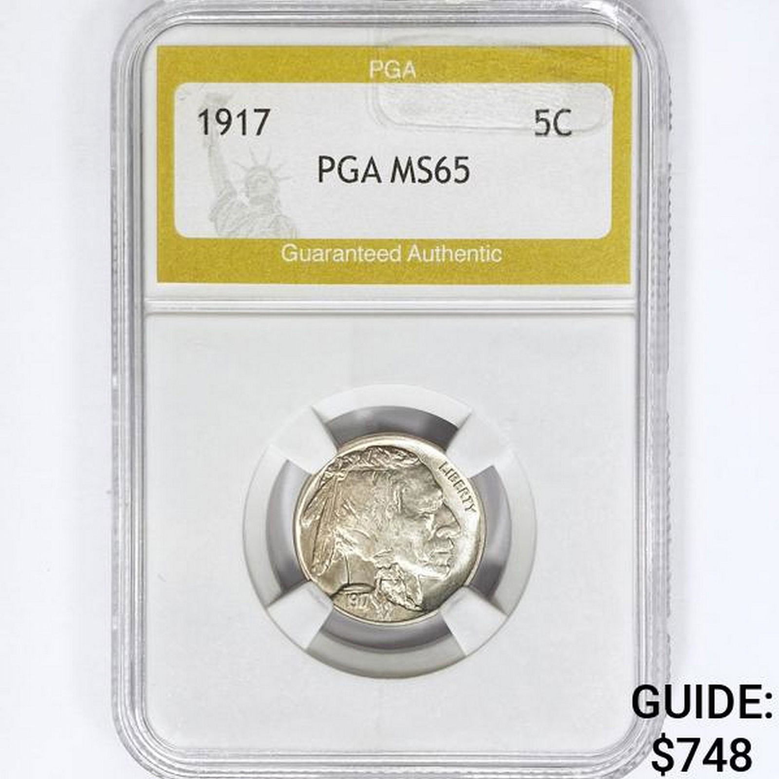 1917 Buffalo Nickel PGA MS65 (1 of 2)