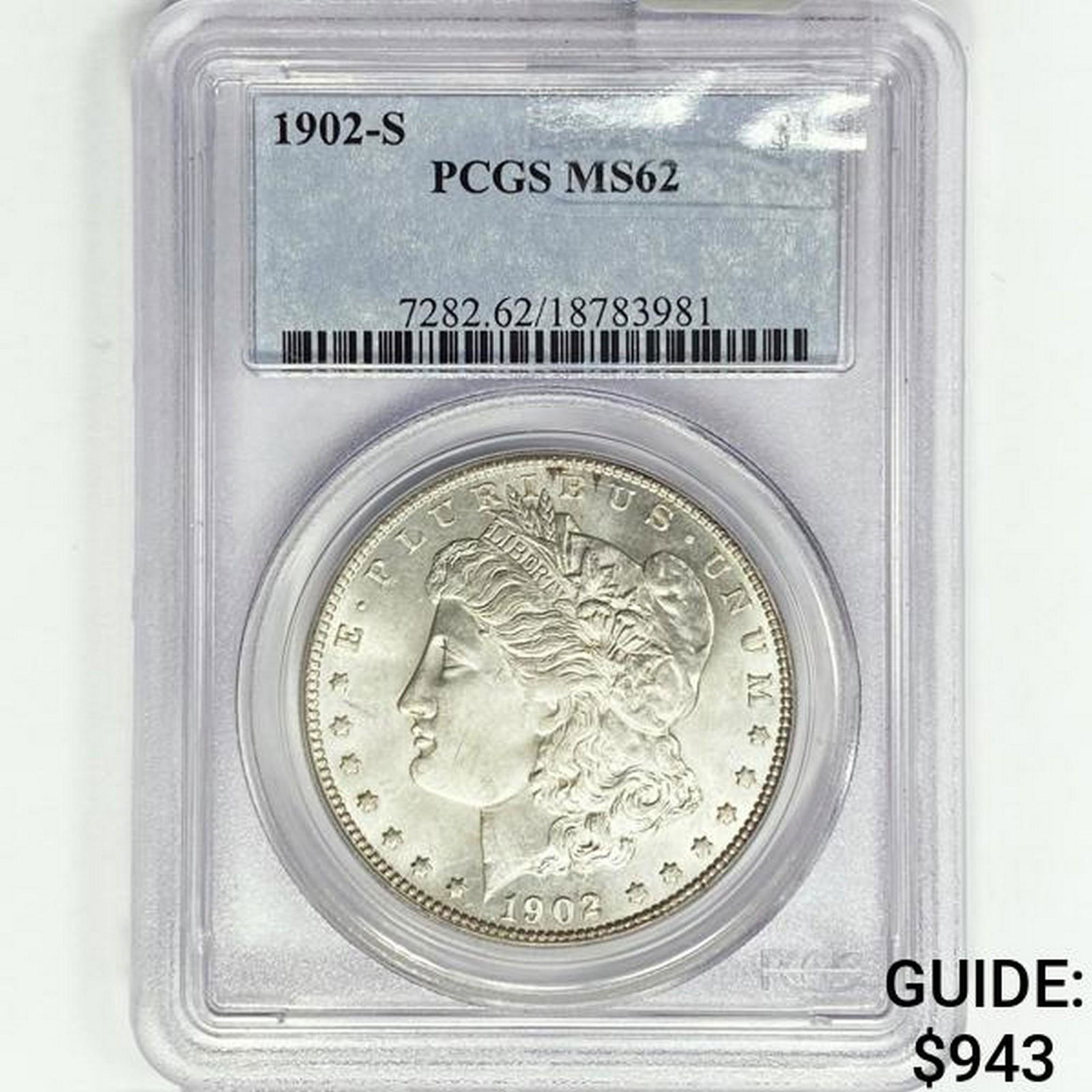 1902-S Morgan Silver Dollar PCGS MS62  (1 of 2)