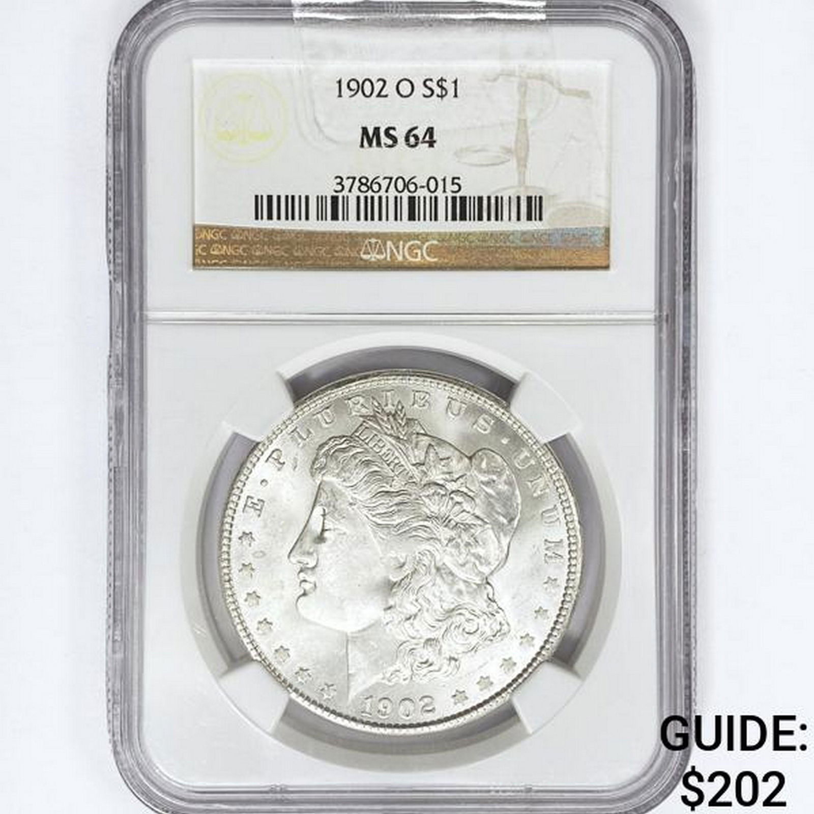 1902-O Morgan Silver Dollar NGC MS64 (1 of 2)