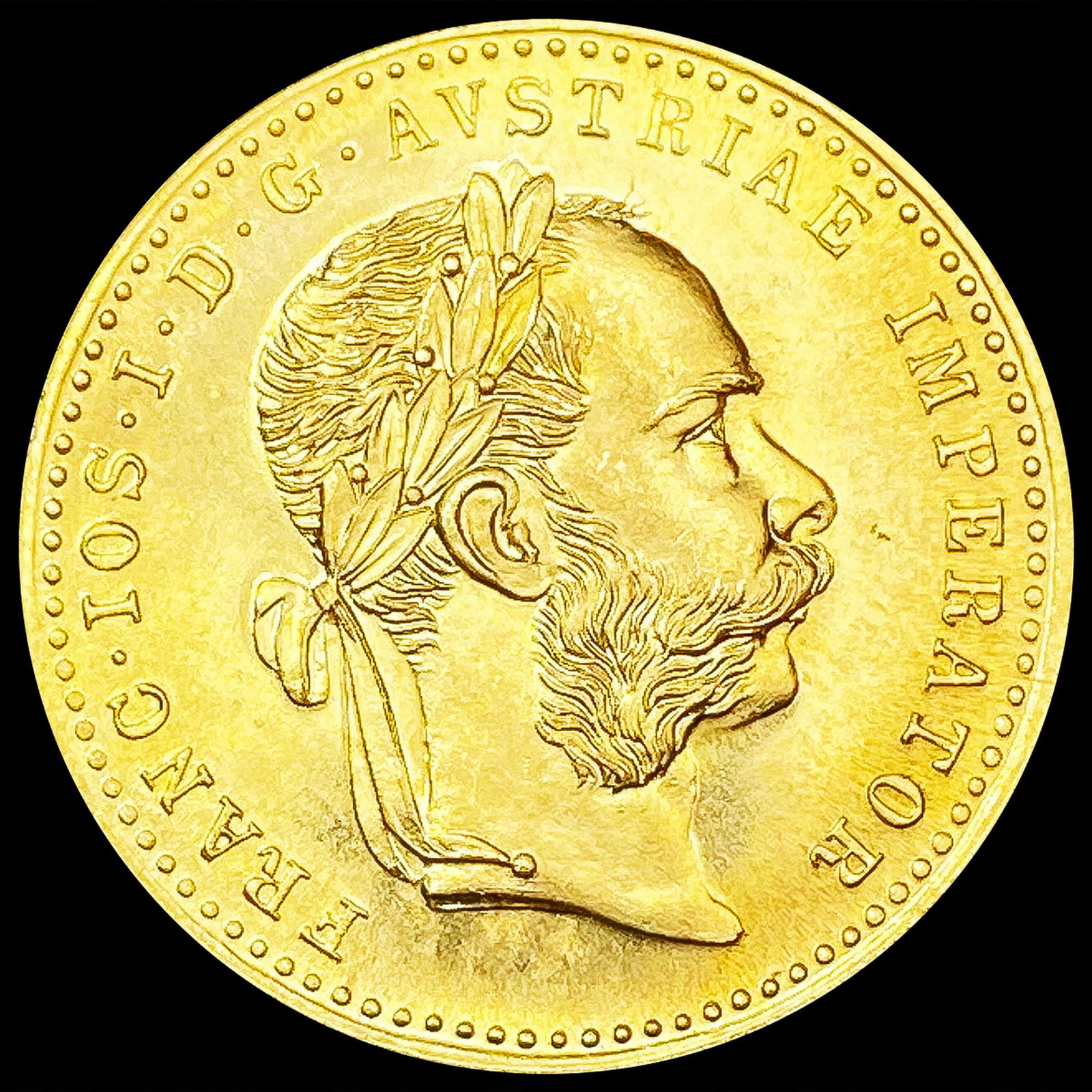 1915 Austria .1107oz Gold 1 Ducat GEM BU (1 of 2)