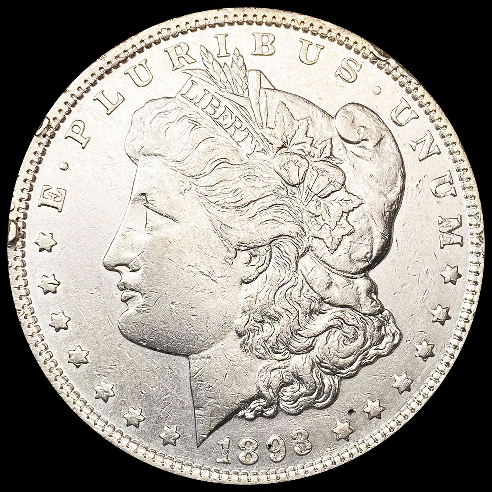 1893 Morgan Silver Dollar NEARLY UNCIRCULATED (1 of 2)