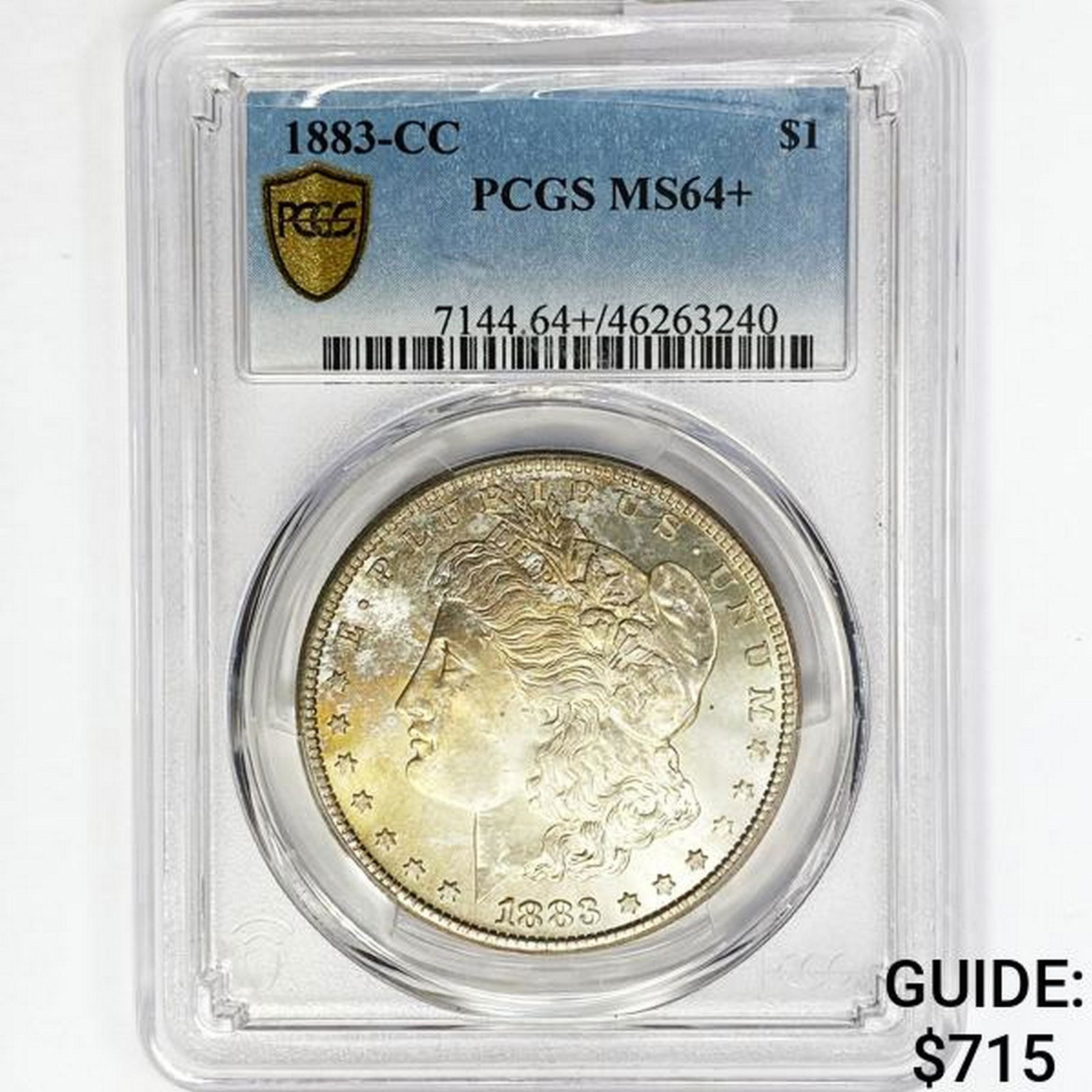 1883-CC Morgan Silver Dollar PCGS MS64+ (1 of 2)