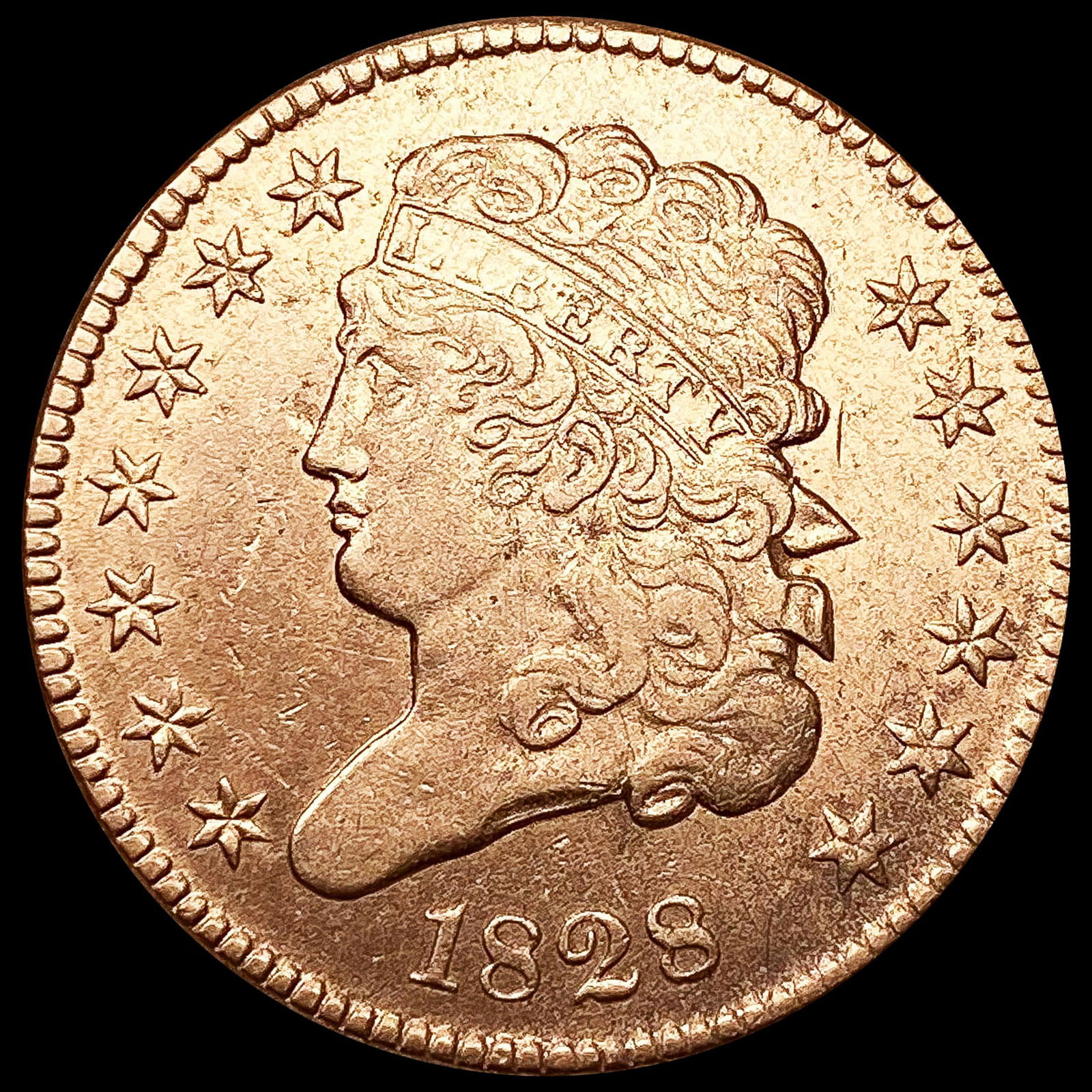 1828 Classic Head Half Cent CHOICE AU (1 of 2)