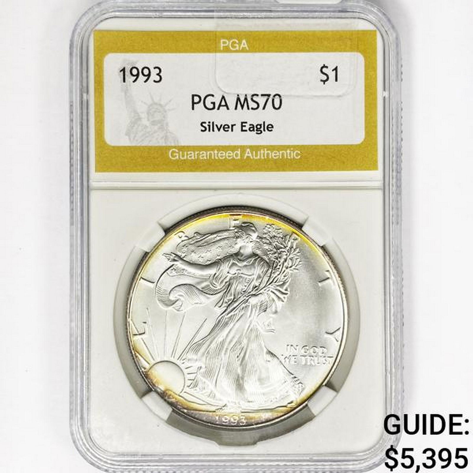 1993  PGA MS70 American 1oz Silver Eagle (1 of 2)