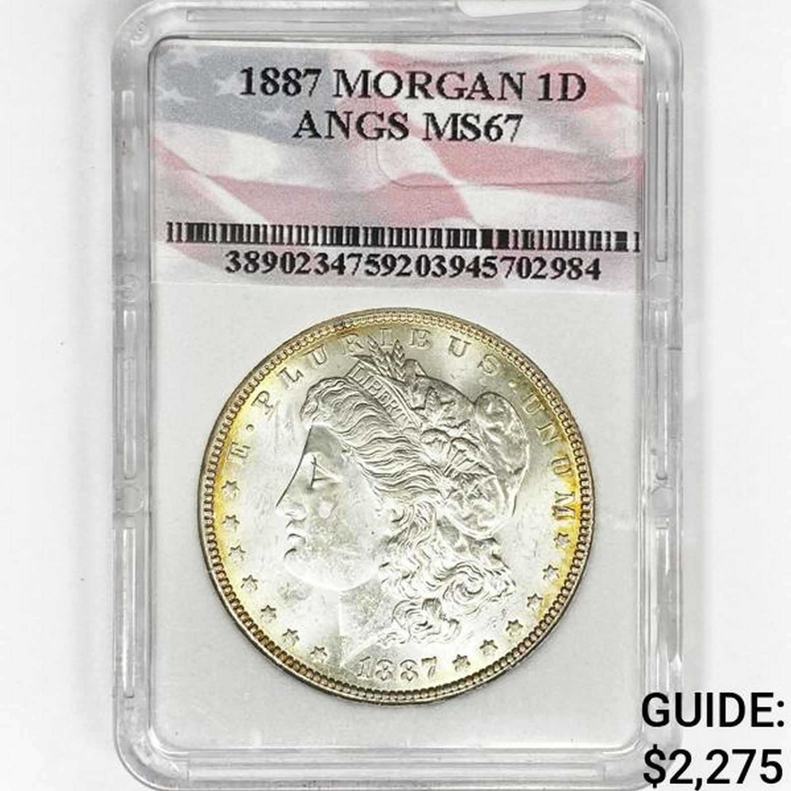 1887 Morgan Silver Dollar ANGS MS67 (1 of 2)