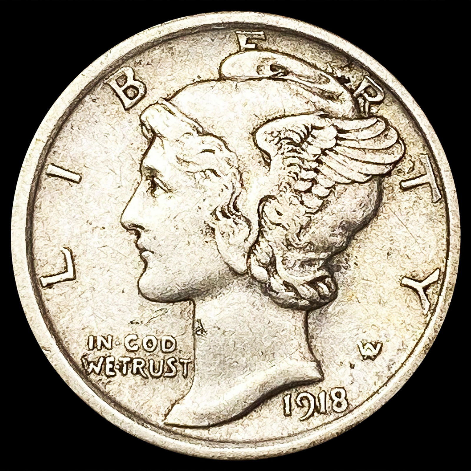 1918 Mercury Dime UNCIRCULATED (1 of 2)