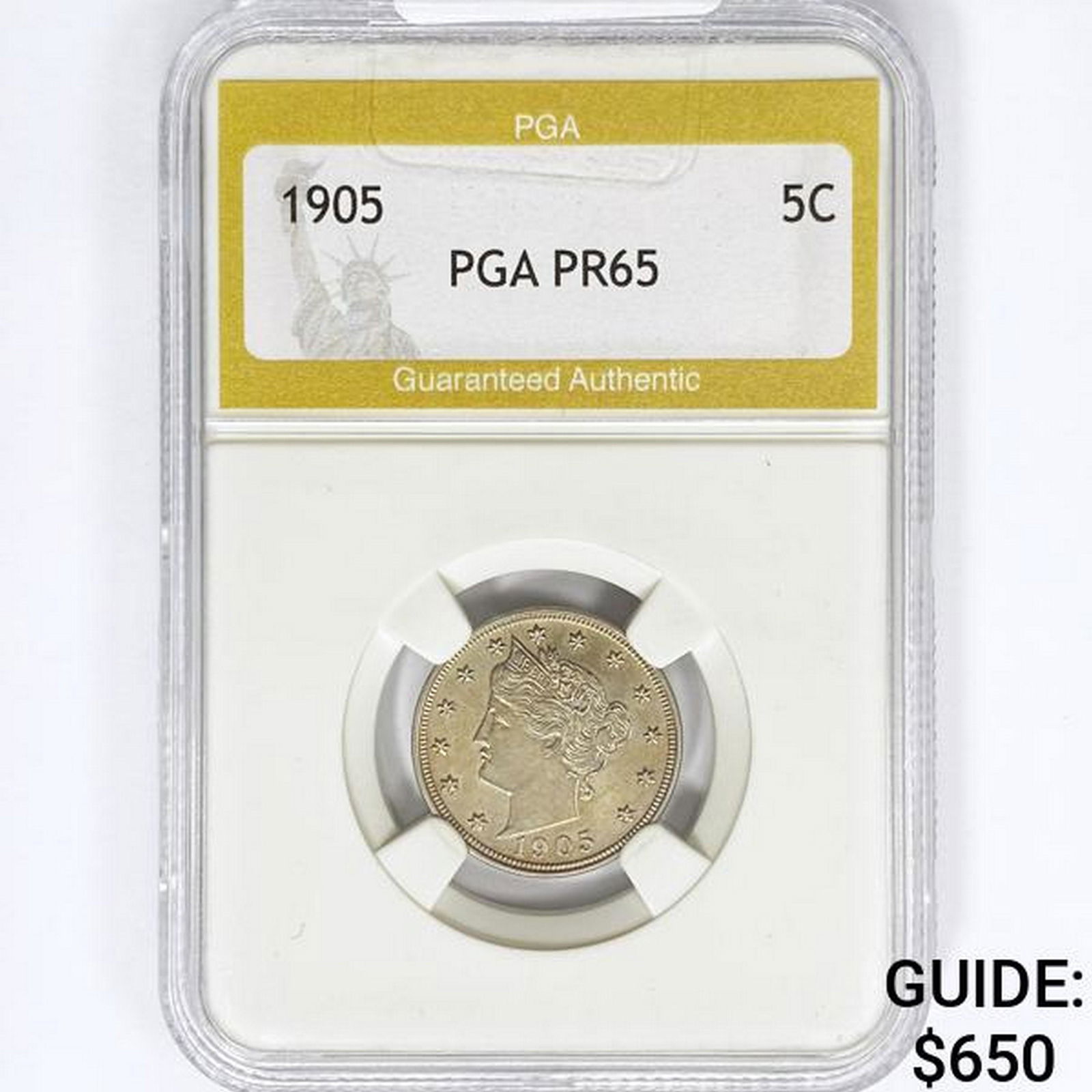1905 Liberty Victory Nickel PGA PR65 (1 of 2)