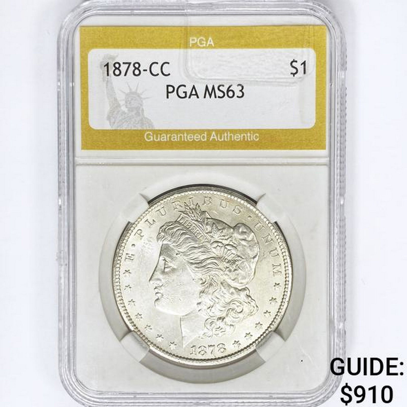 1878-CC Morgan Silver Dollar PGA MS63 (1 of 2)