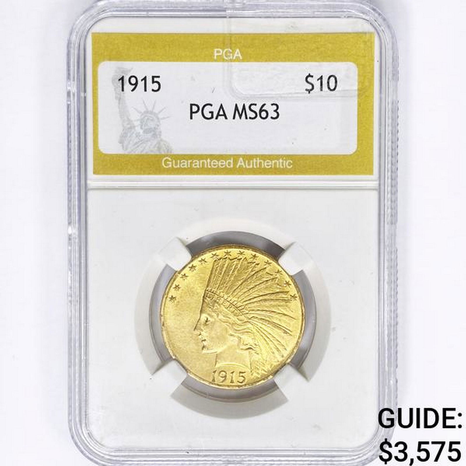 1915 $10 Gold Eagle PGA MS63 (1 of 2)