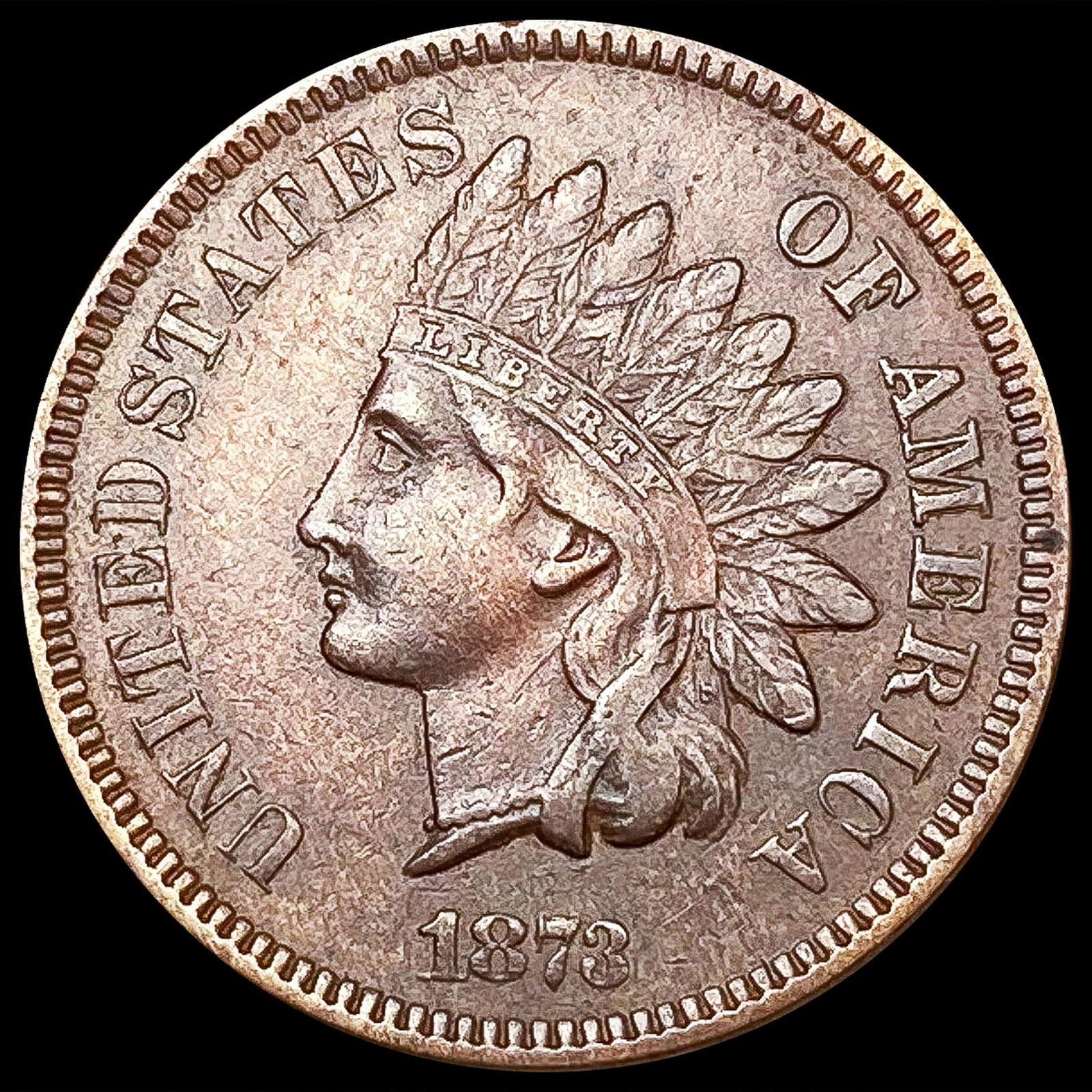 1873 Indian Head Cent HIGH GRADE (1 of 2)