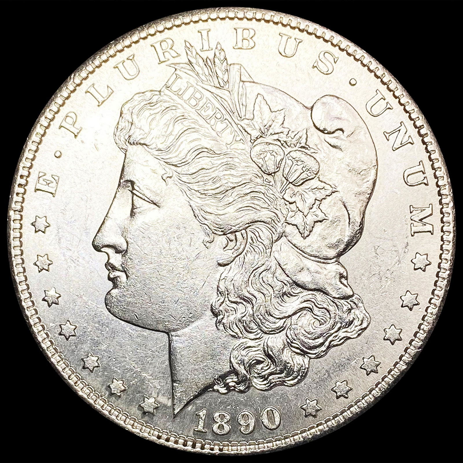 1890-S Morgan Silver Dollar CHOICE BU (1 of 2)