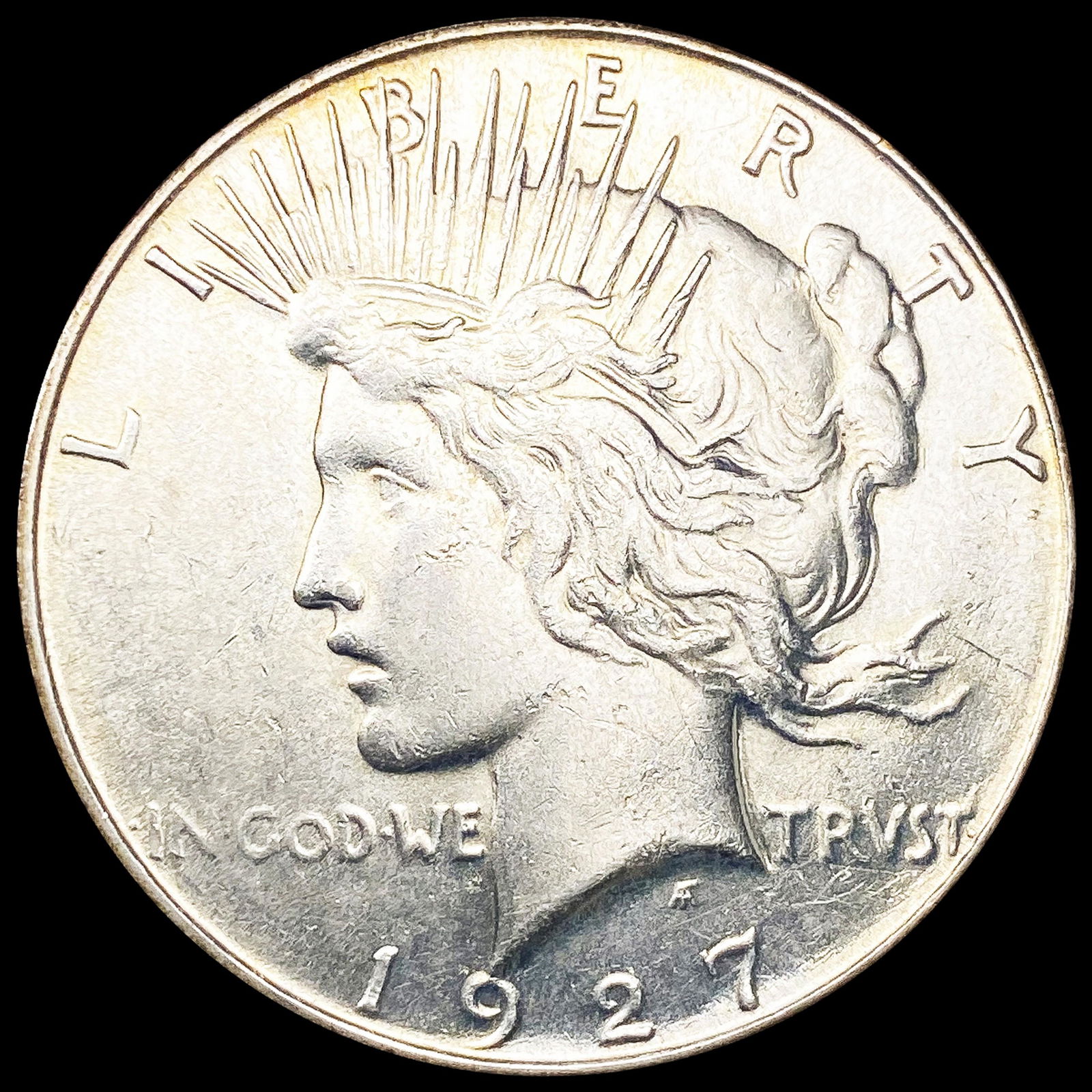 1927-S Silver Peace Dollar CHOICE BU (1 of 2)