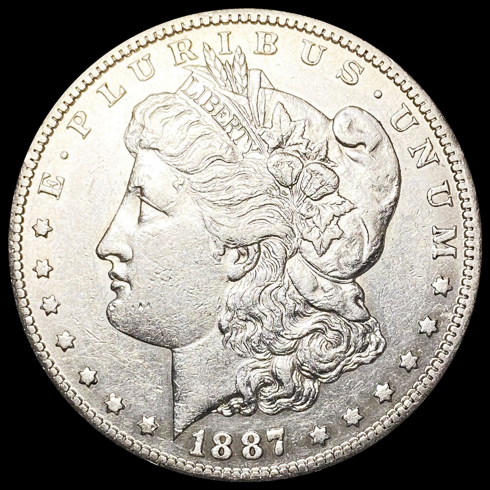 1887-S Morgan Silver Dollar CLOSELY UNCIRCULATED (1 of 2)