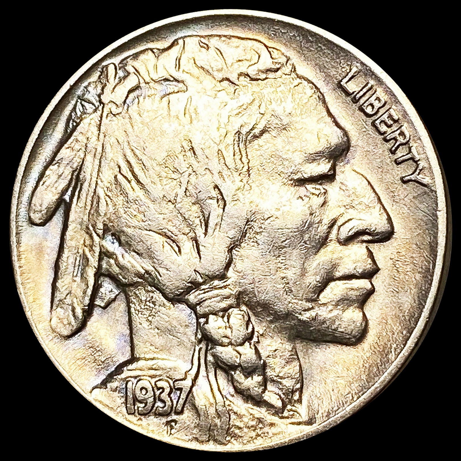 1937-D 3-Legs Buffalo Nickel CHOICE BU (1 of 2)
