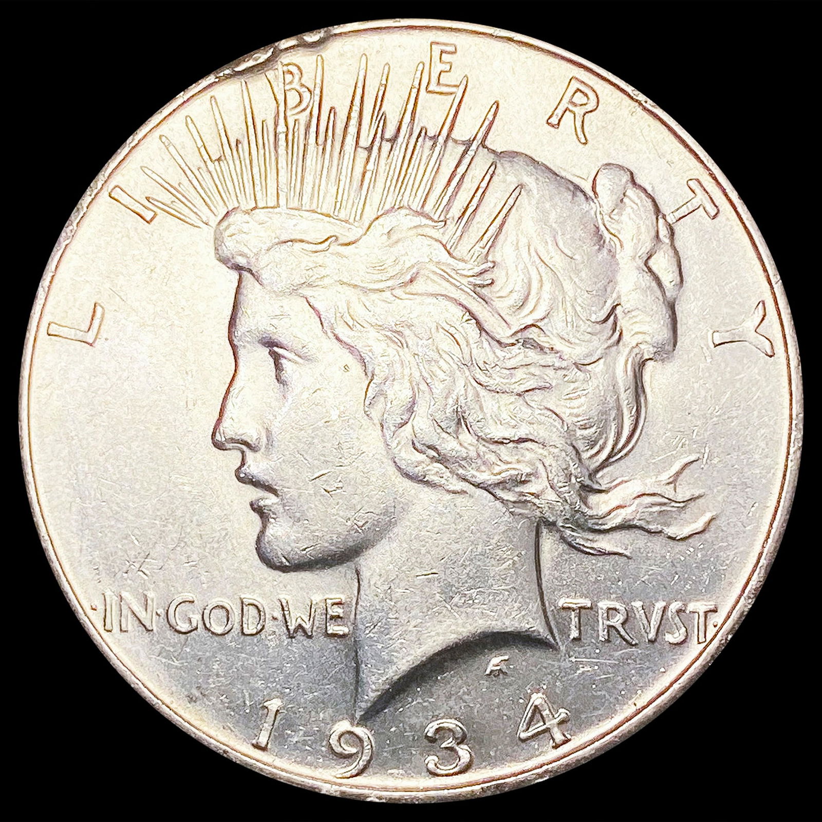 1934-D Silver Peace Dollar CHOICE AU (1 of 2)
