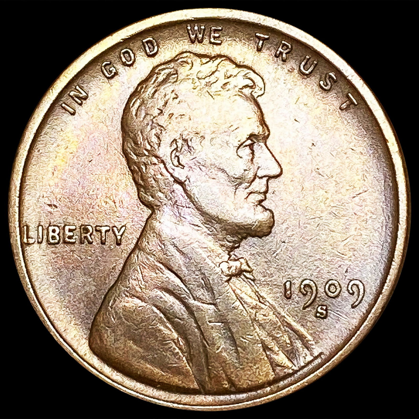 1909-S Wheat Cent CHOICE BU (1 of 2)