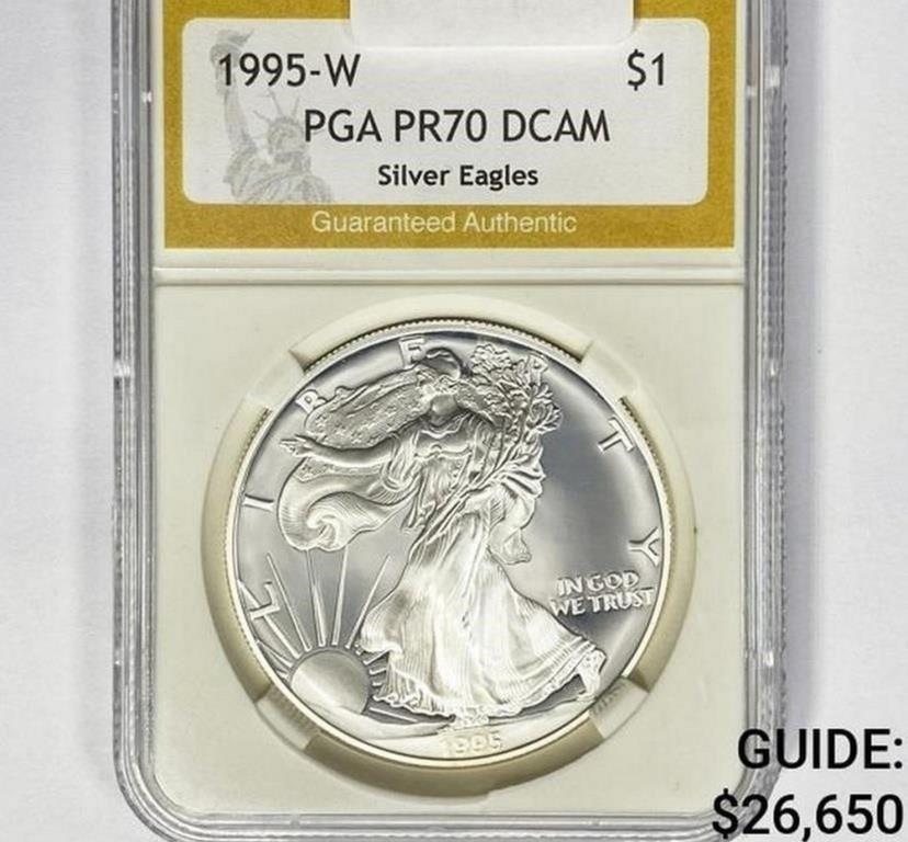 1995-W American Silver Eagle PGA PR70 DCAM (1 of 2)
