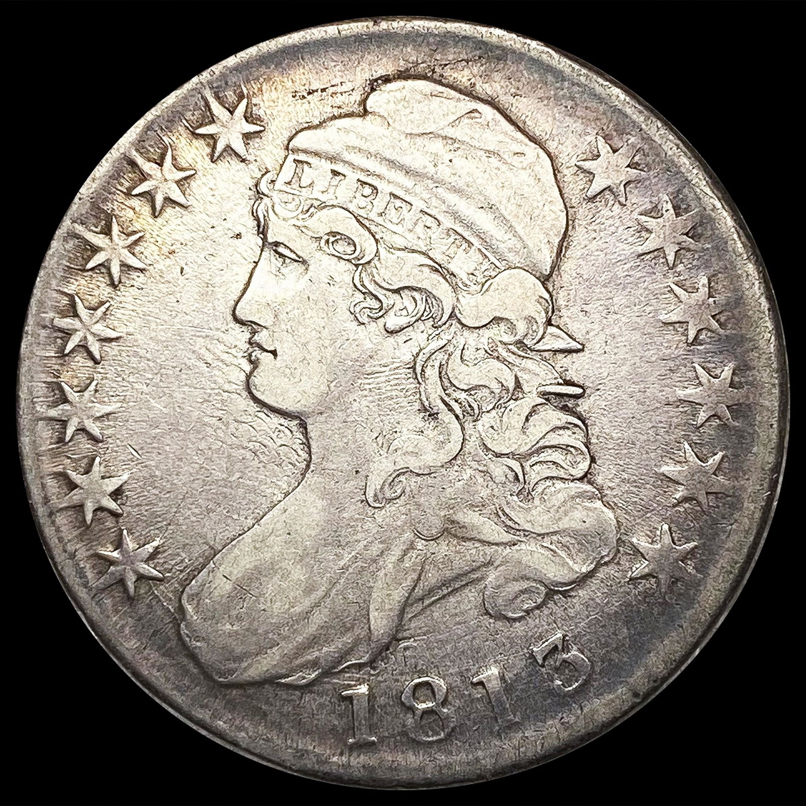 1813 Capped Bust Half Dollar LIGHTLY CIRCULATED (1 of 2)