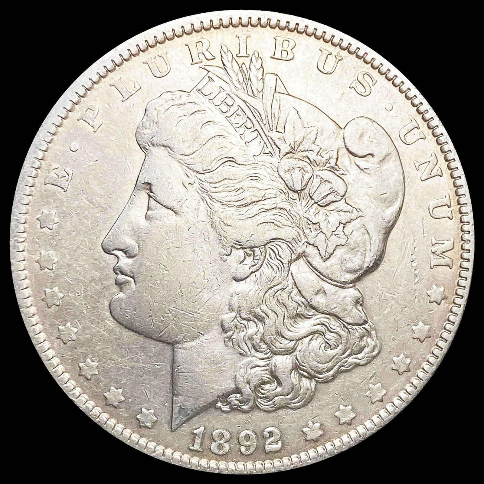 1892 Morgan Silver Dollar CLOSELY UNCIRCULATED (1 of 2)