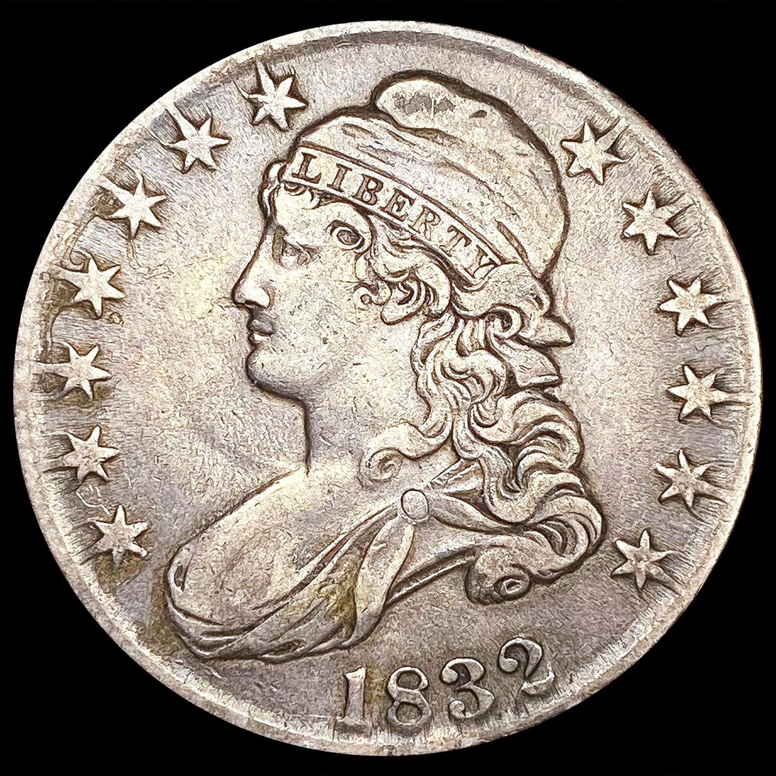 1832 Capped Bust Half Dollar NEARLY UNCIRCULATED (1 of 2)