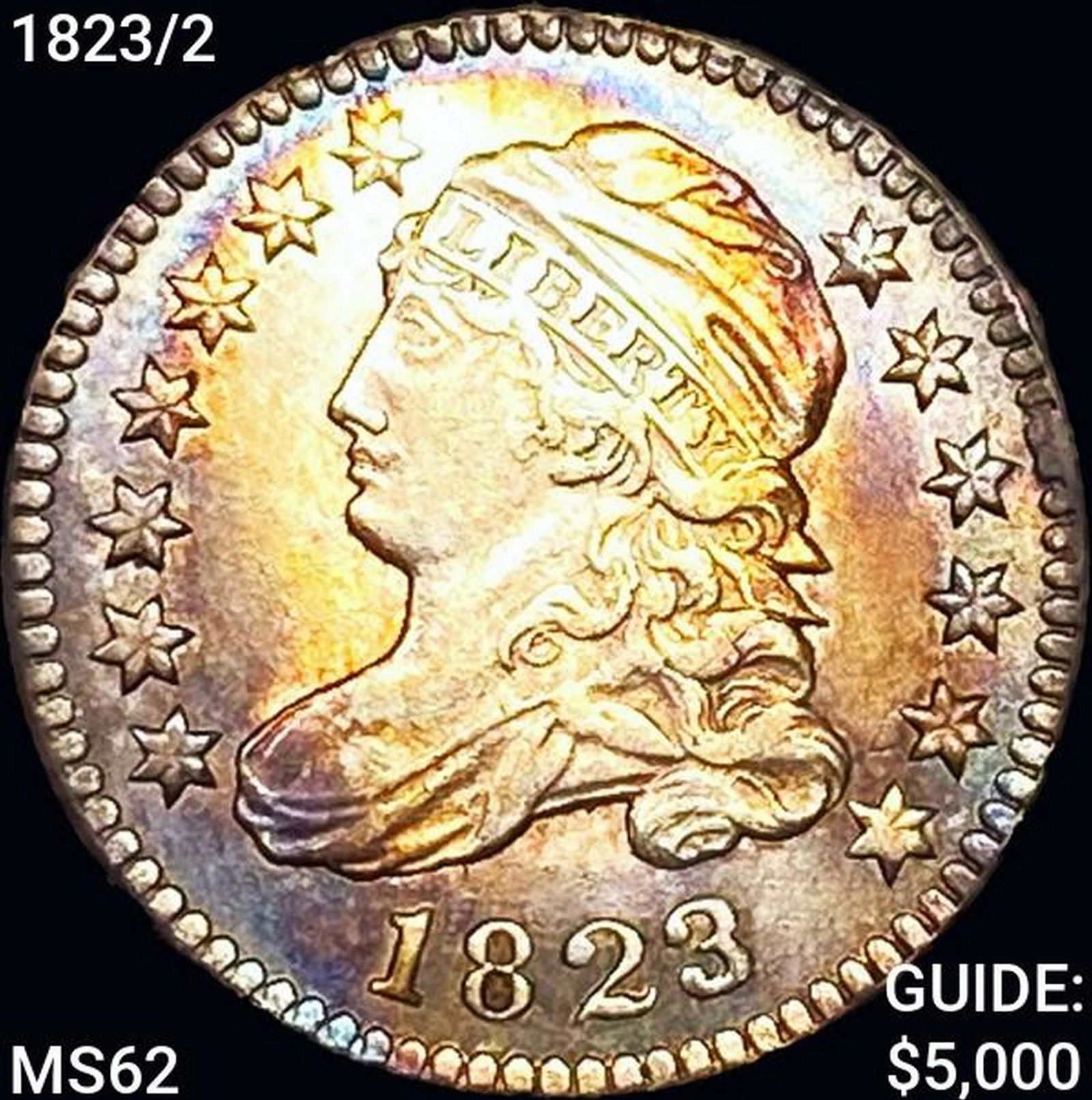 1823/2 Capped Bust Dime UNCIRCULATED: 1823/2 Capped Bust Dime UNCIRCULATED