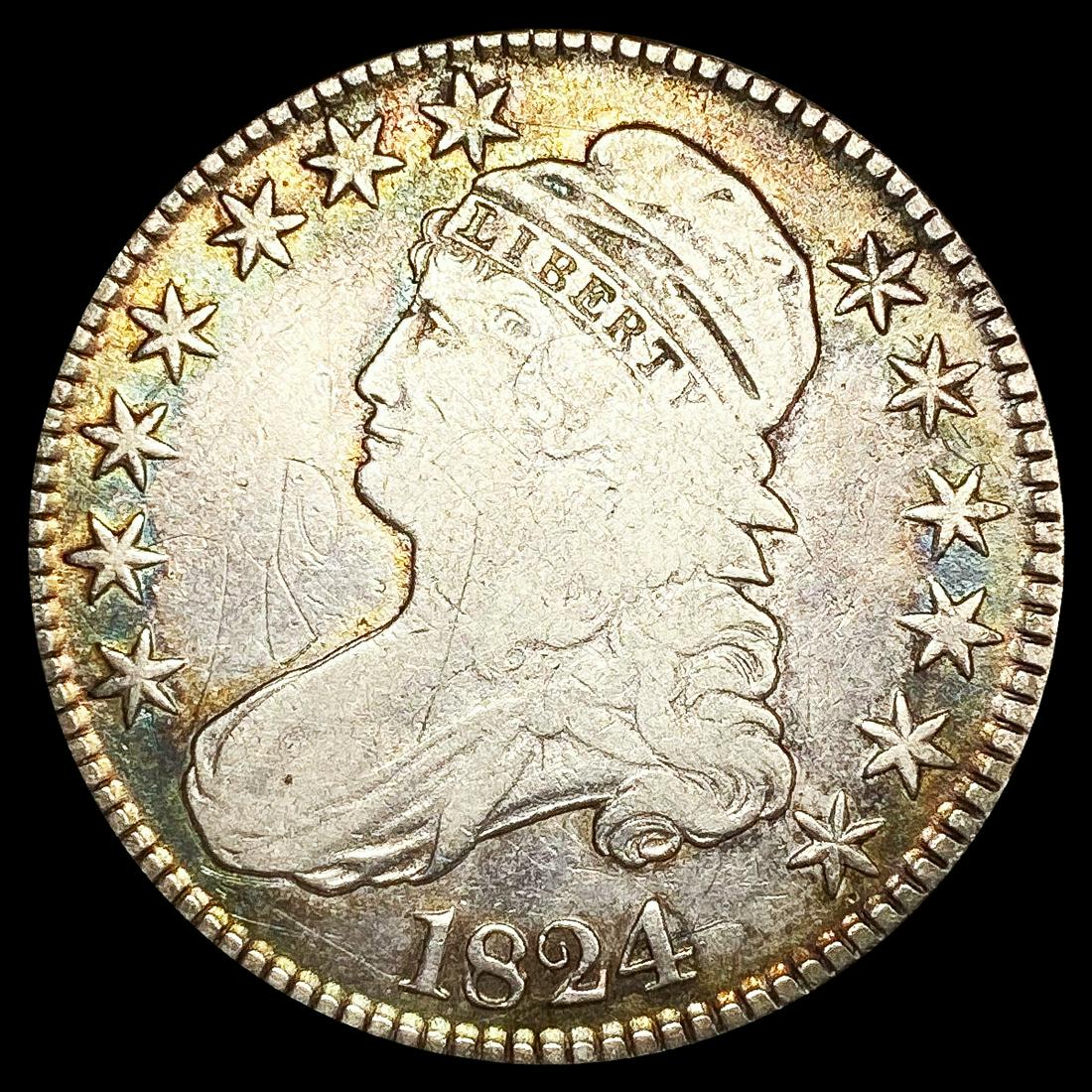 1824 Capped Bust Half Dollar LIGHTLY CIRCULATED (1 of 2)